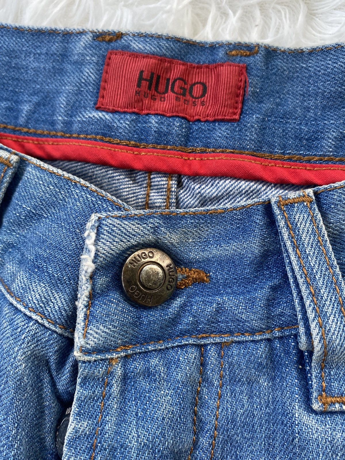 Hugo Boss 🔥OFFER NOW🔥Vintage Made in Italy Hugo Boss Denim Bootcut Size US 32 / EU 48 - 7 Thumbnail