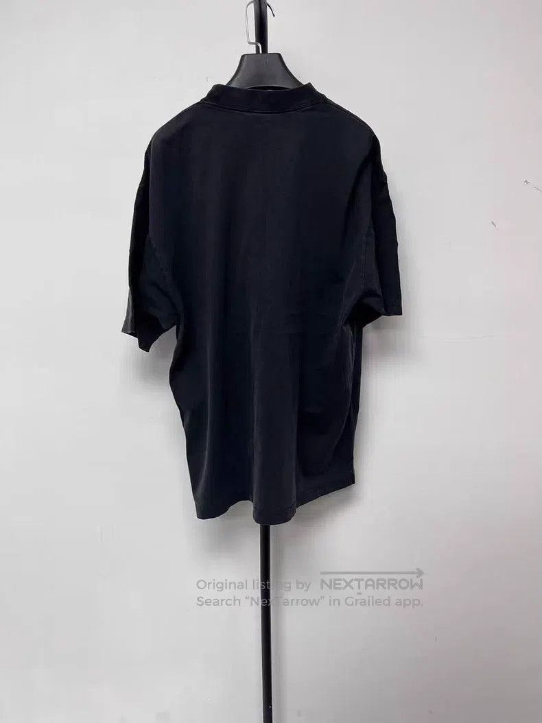 Balenciaga Balenciaga Letter Pattern Printed Round Neck Casual Short Size US M / EU 48-50 / 2 - 2 Thumbnail