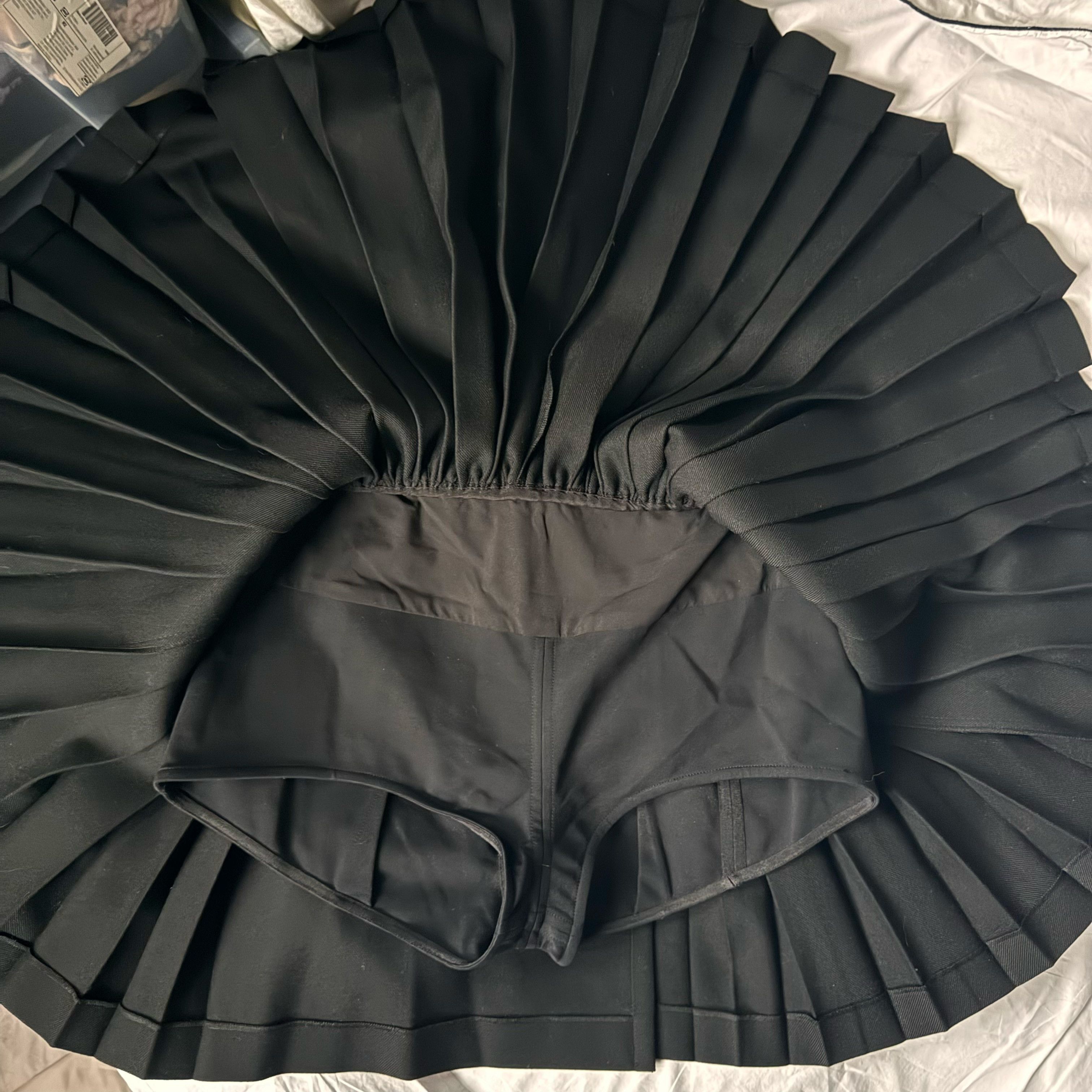 Balenciaga BALENCIAGA pleated miniskirt wool Size 28" / US 6 / IT 42 - 6 Thumbnail