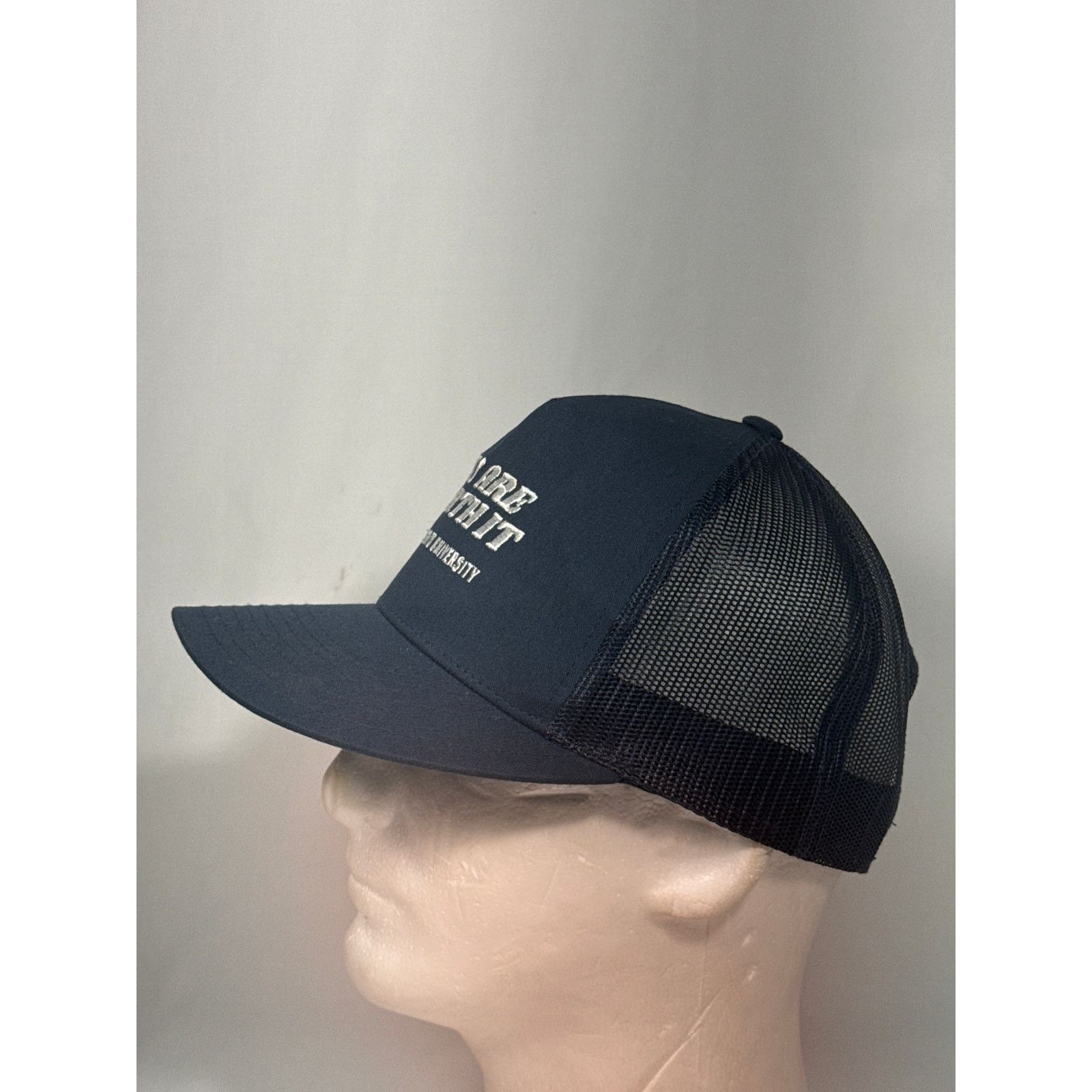 Other ORU "You Are Worth It" Trucker Hat Streetwear Black Snapback Size ONE SIZE - 4 Thumbnail