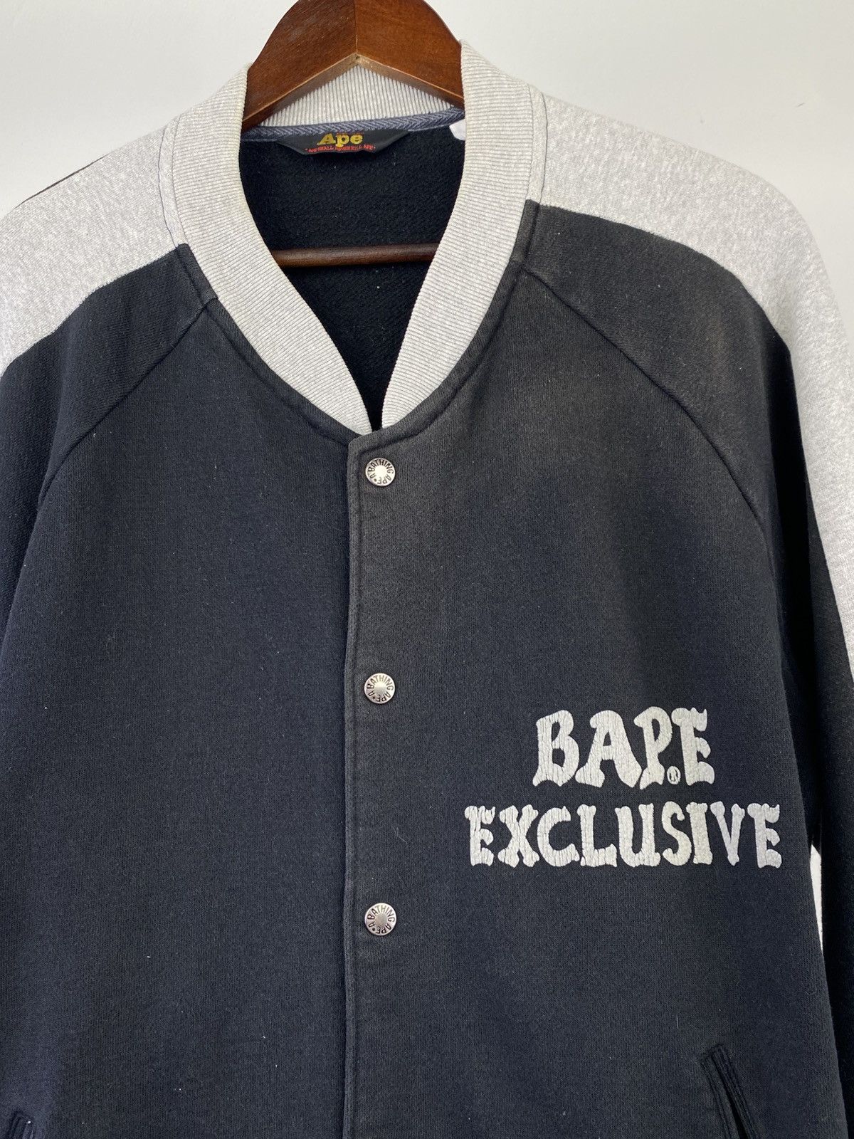 Bape A Bathing Ape 90s Varsity Jacket Bape Exclusive Japan Size US L / EU 52-54 / 3 - 8 Thumbnail