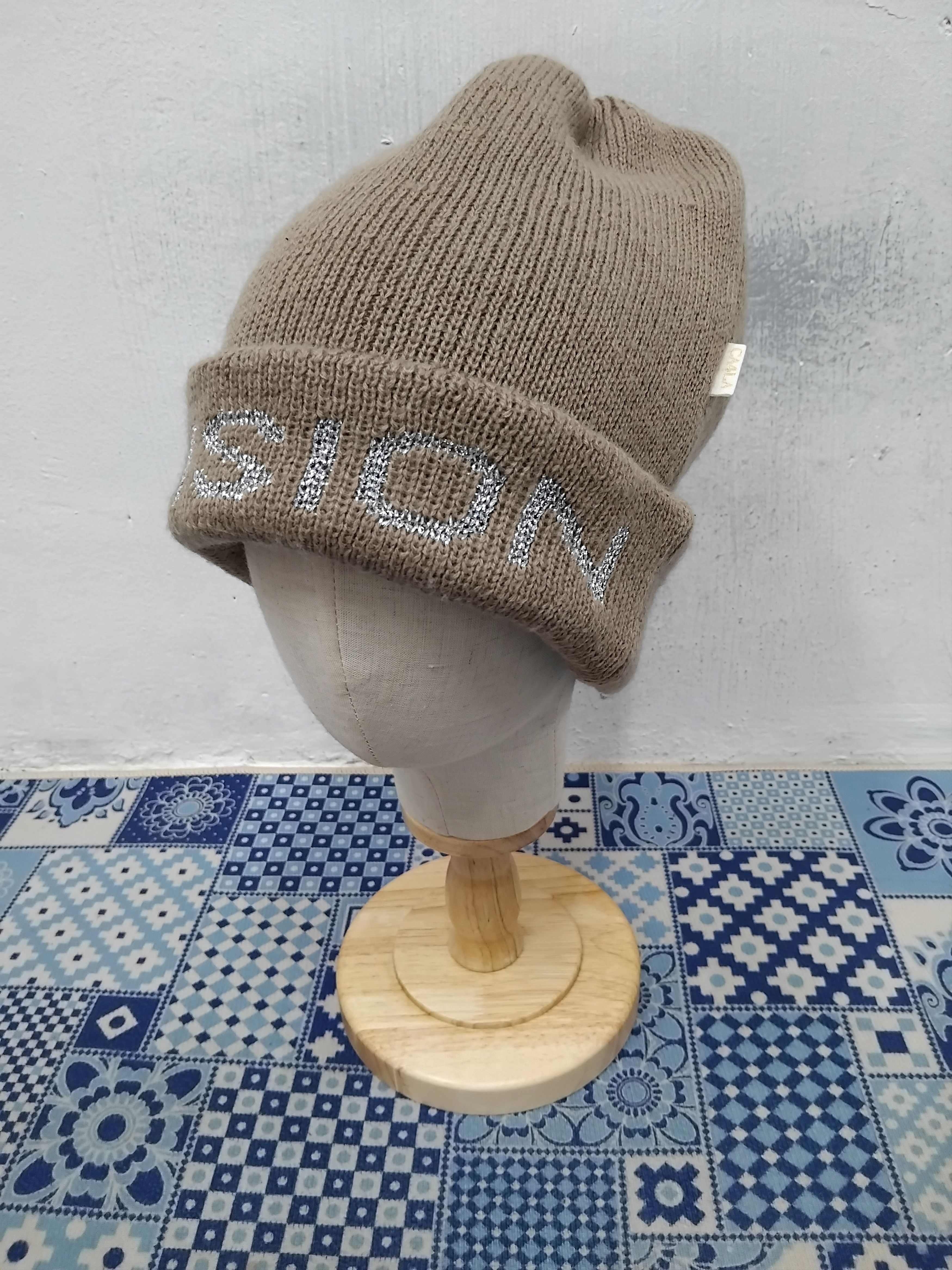 CA4LA 💥Ca4la Vision brown colour beanie hat Size ONE SIZE - 1 Thumbnail