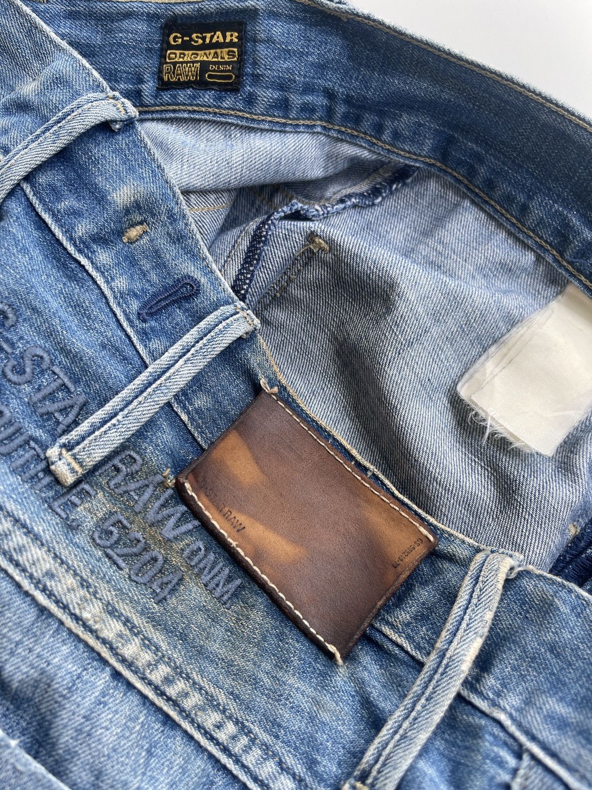 G-Star Gstar Raw Bush Denim Size US 33 - 12 Thumbnail