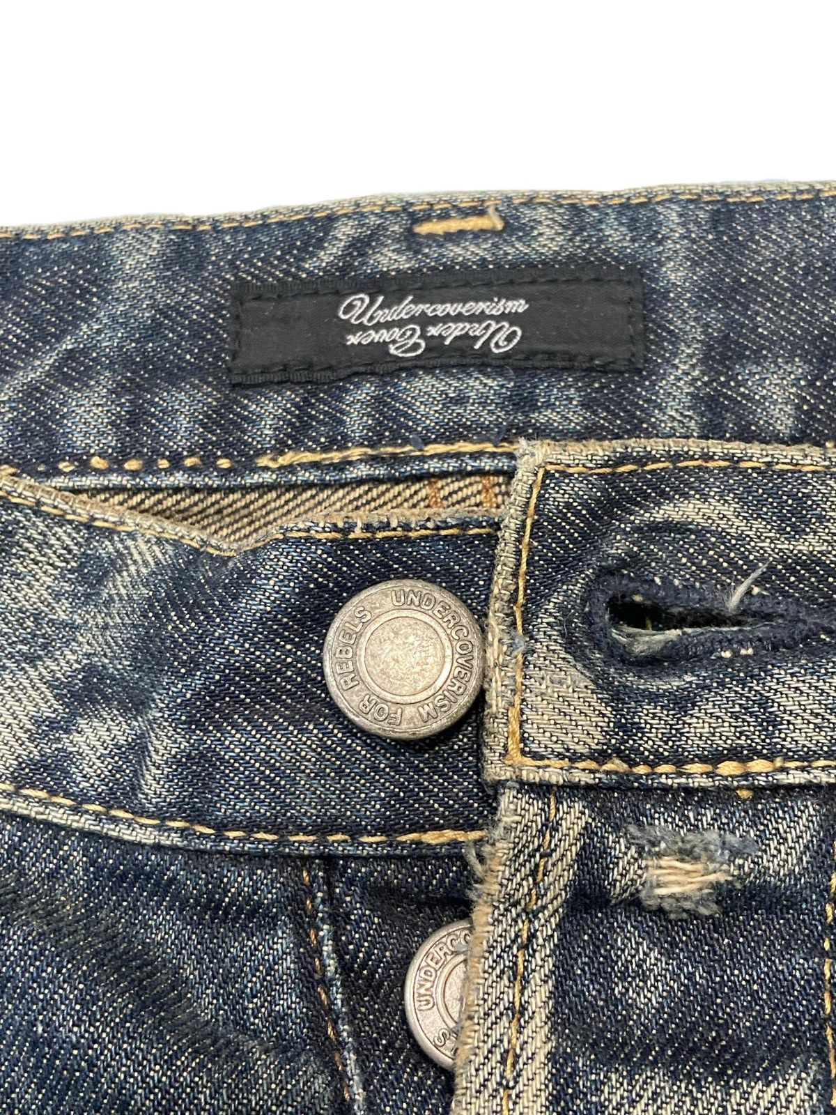 Undercover Undercover Blue Yarn Denim Size US 28 / EU 44 - 4 Thumbnail