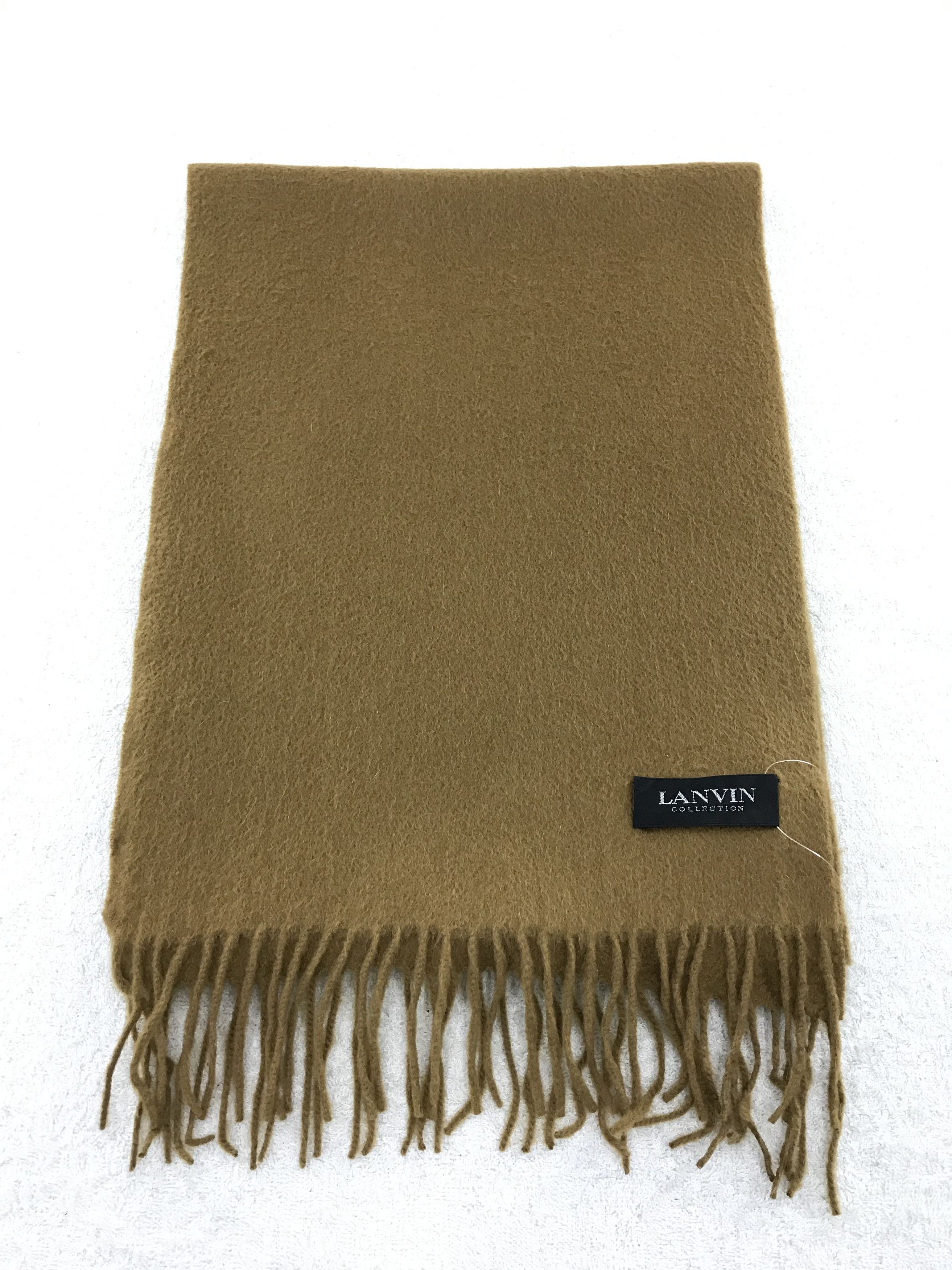 Lanvin × Vintage Lanvin Scarf / Muffler / Neckwear - WW1063 Size ONE SIZE - 2 Thumbnail