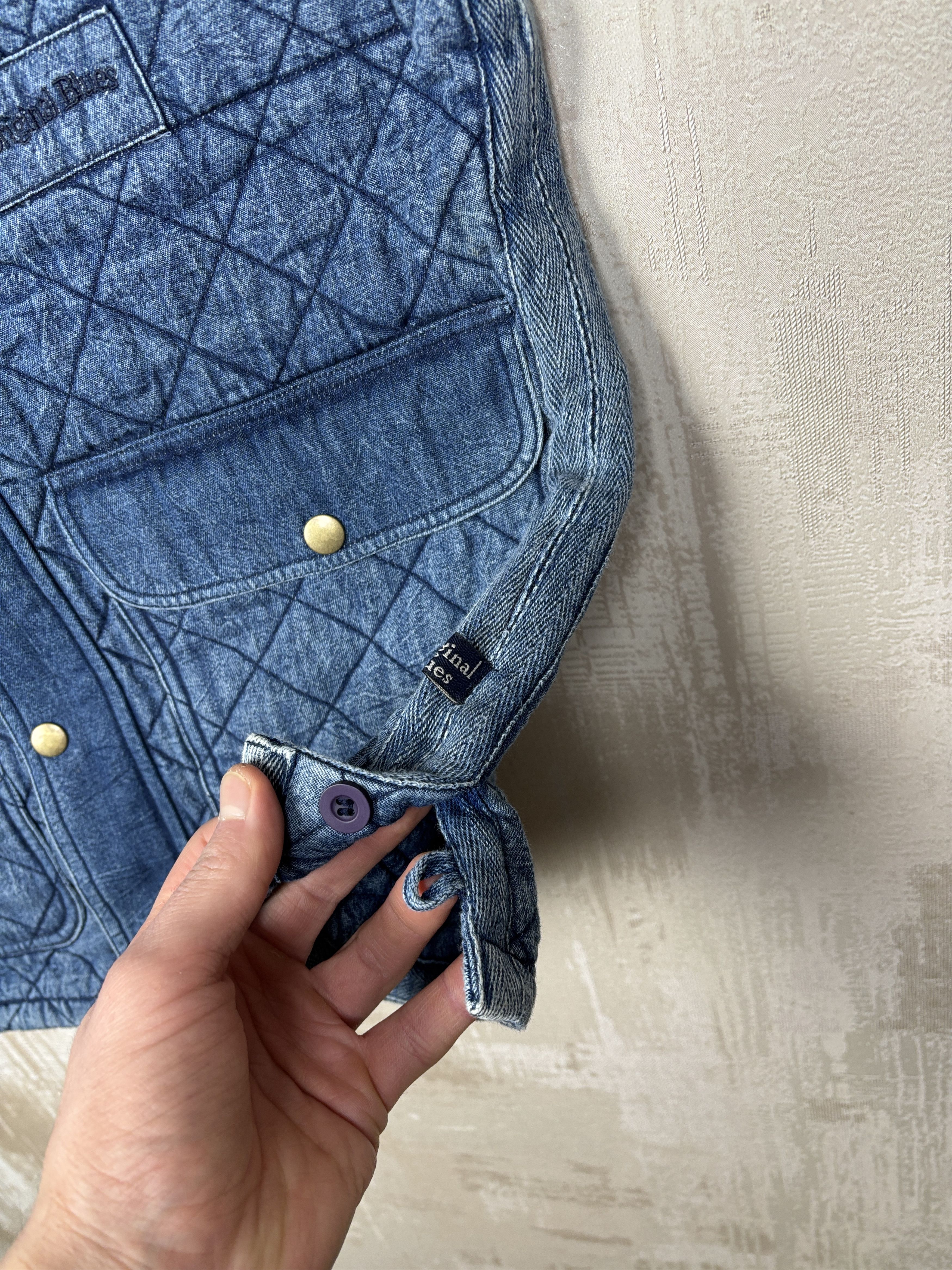 Other UK Original Blues Quilted Denim Vest Size US M / EU 48-50 / 2 - 11 Thumbnail