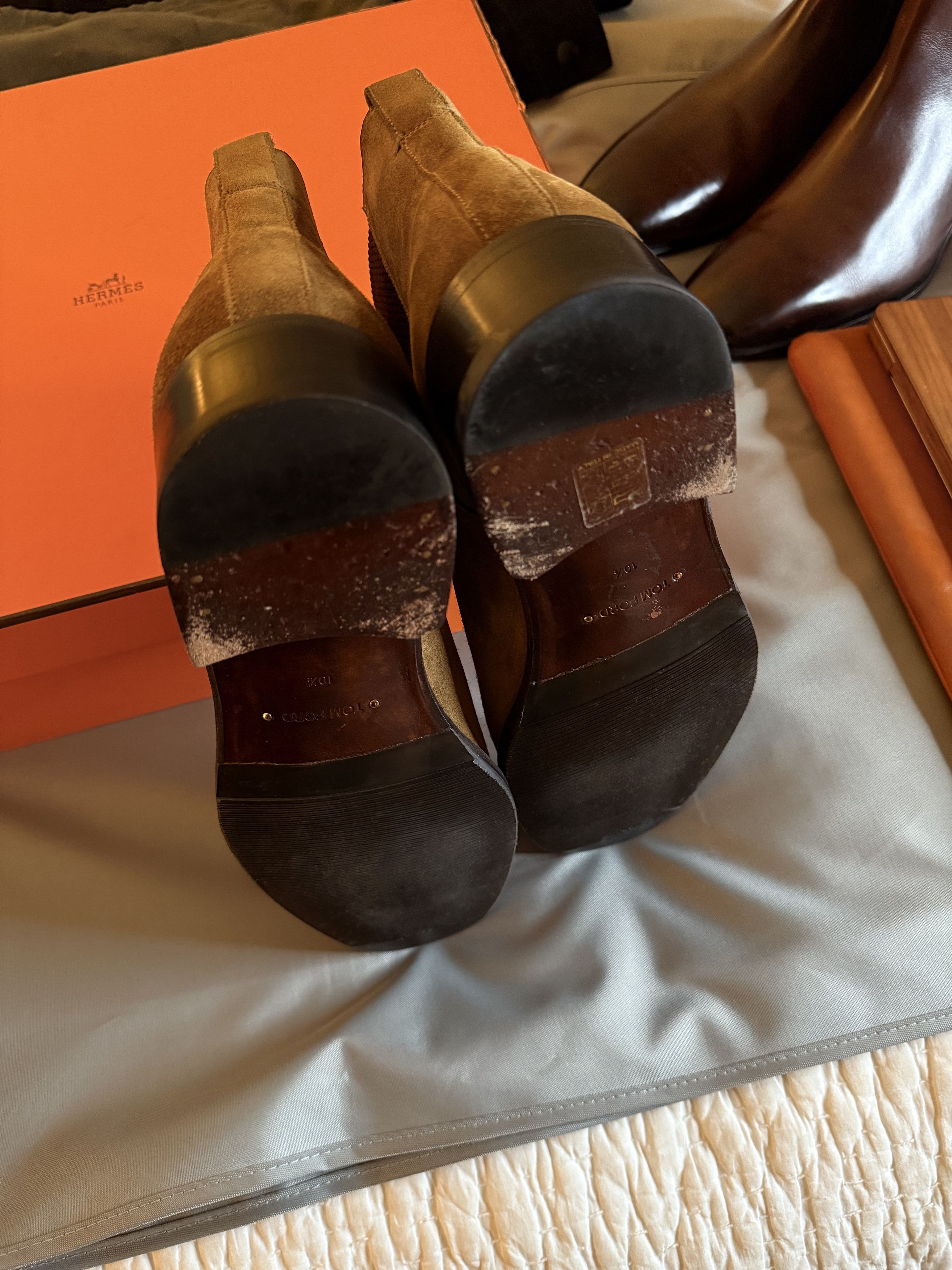 Tom Ford Best Dressed $2,150 w/Tax TOM FORD Suede Boots Size US 10.5 / EU 43-44 - 17 Thumbnail