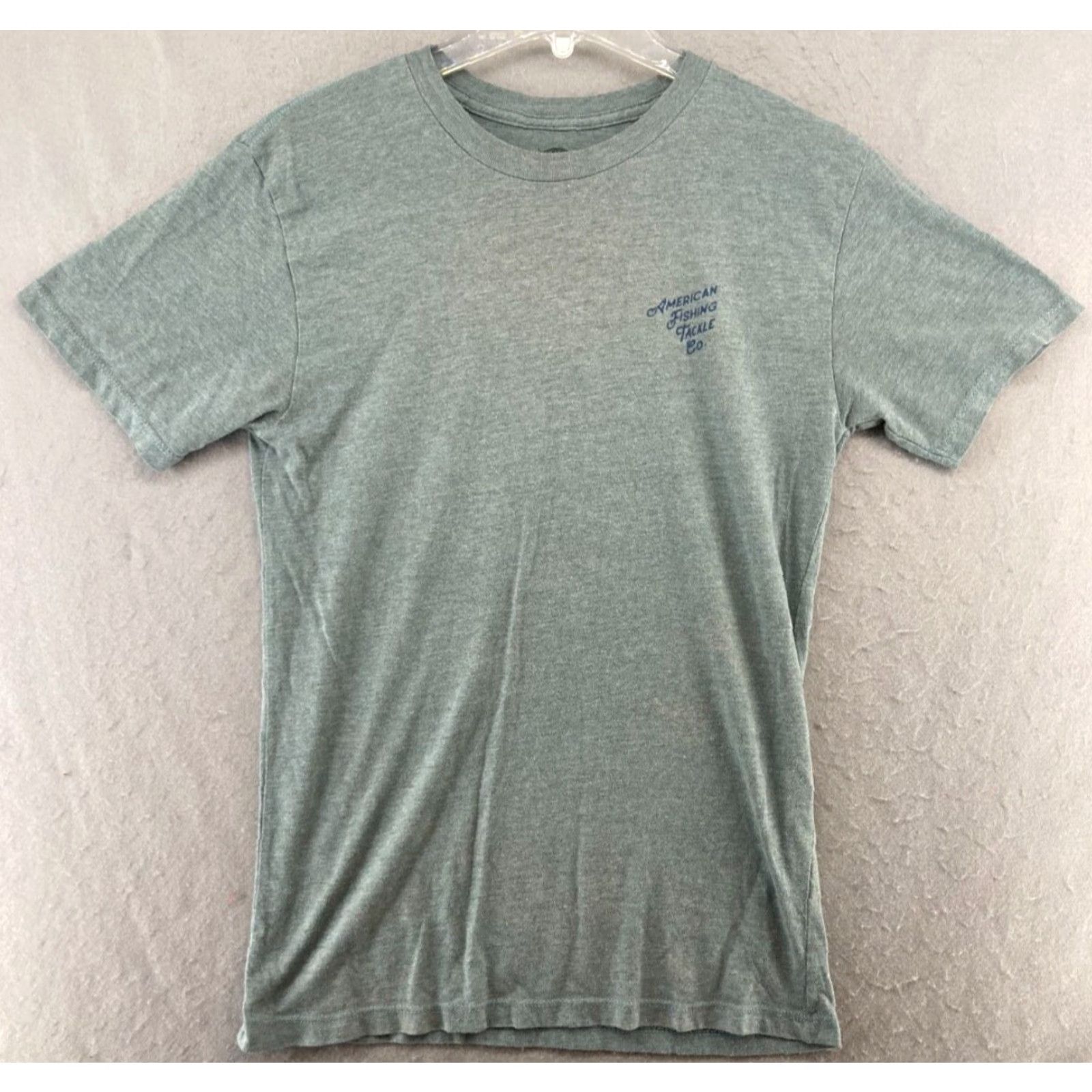 Logo 7 AFTCO T-Shirt Men XS Green Logo Graphic Print Short Sleeve Crew Neck Cotton Jersey Breathable Comfort Logo 90s Fish Theme Regular Sized N/A? Size US S / EU 44-46 / 1 - 2 Thumbnail