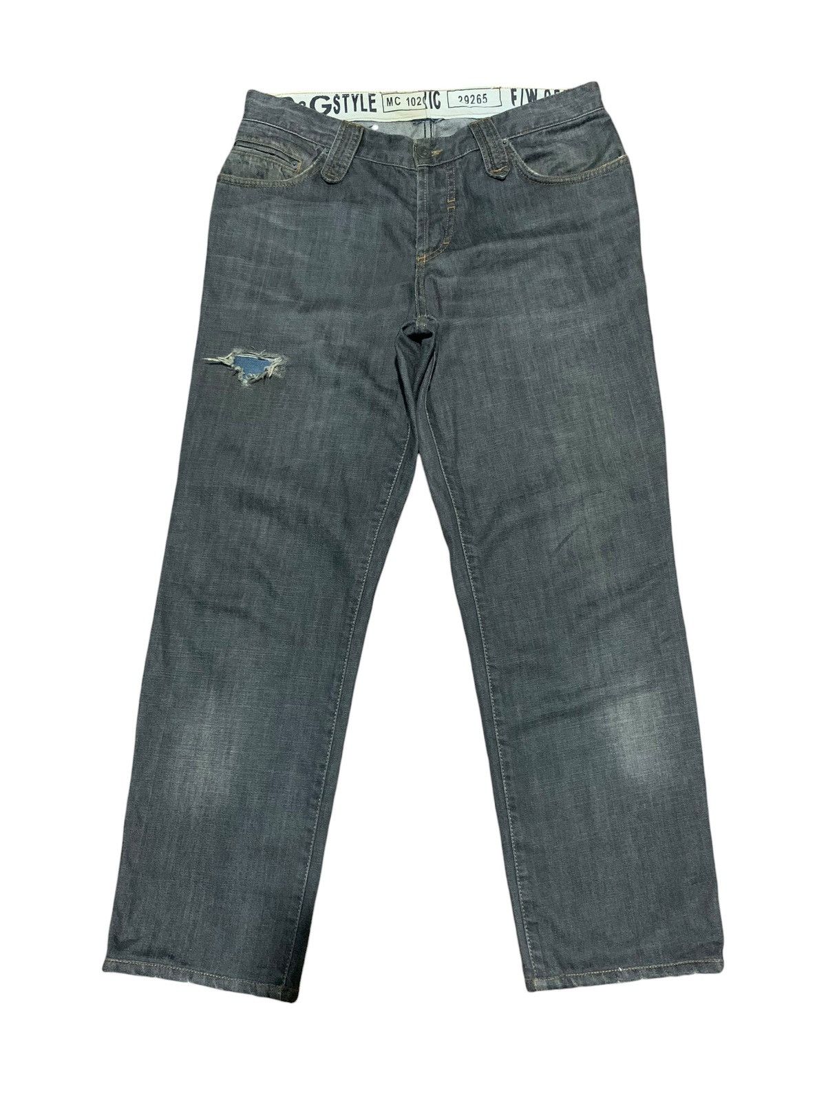Dolce & Gabbana FW 05/06 Dolce & Gabbana ripped button fly jeans Size US 32 / EU 48 - 2 Thumbnail