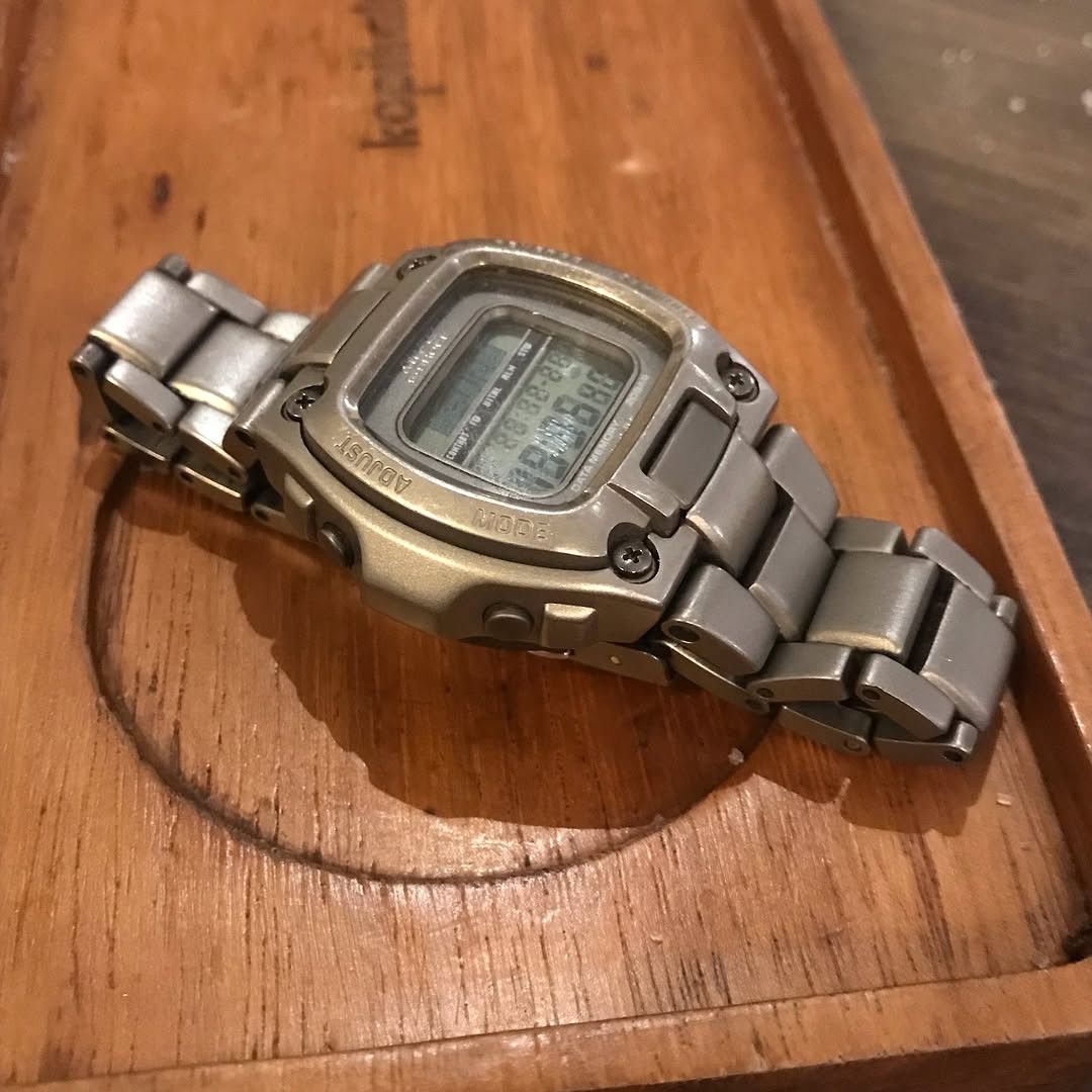 G Shock Vintage Gshock Casio MRG-210T-7 Digital Watch Silver Size ONE SIZE - 3 Thumbnail