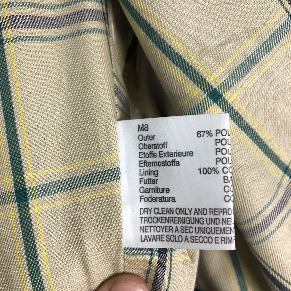 Vintage Vintage Grenfell Made in England Chore Jacket Tartan Design Size US M / EU 48-50 / 2 - 18 Thumbnail