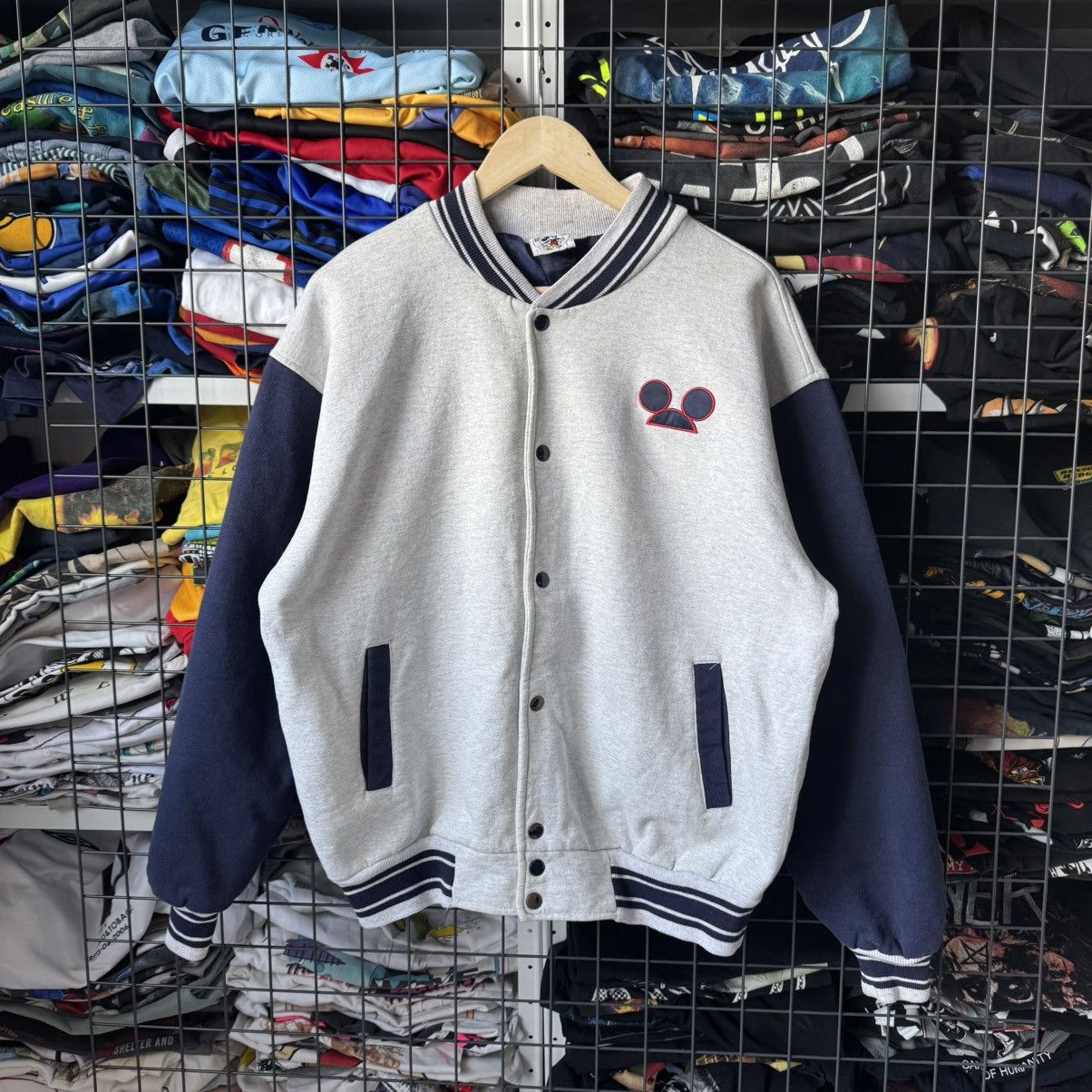 Disney Vintage 90s Mickey Mouse Co. Disney Bomber Size US XL / EU 56 / 4 - 2 Thumbnail