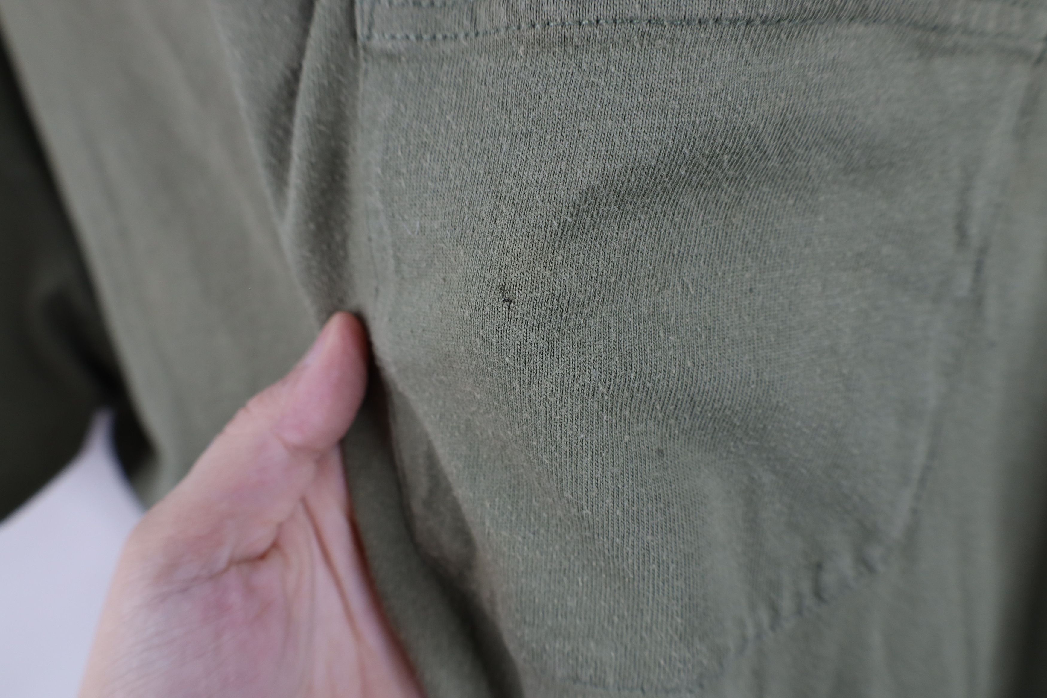 Eddie Bauer Vintage 90s Eddie Bauer Blank Cotton Pocket T-Shirt Green Size US XL / EU 56 / 4 - 4 Thumbnail