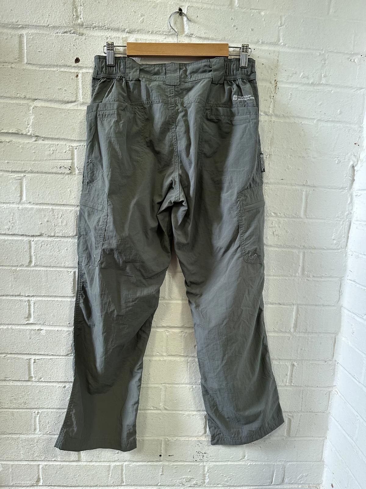 Designer Men's Gray Cargo Pants by Mountain Warehouse Size US 32 / EU 48 - 4 Thumbnail