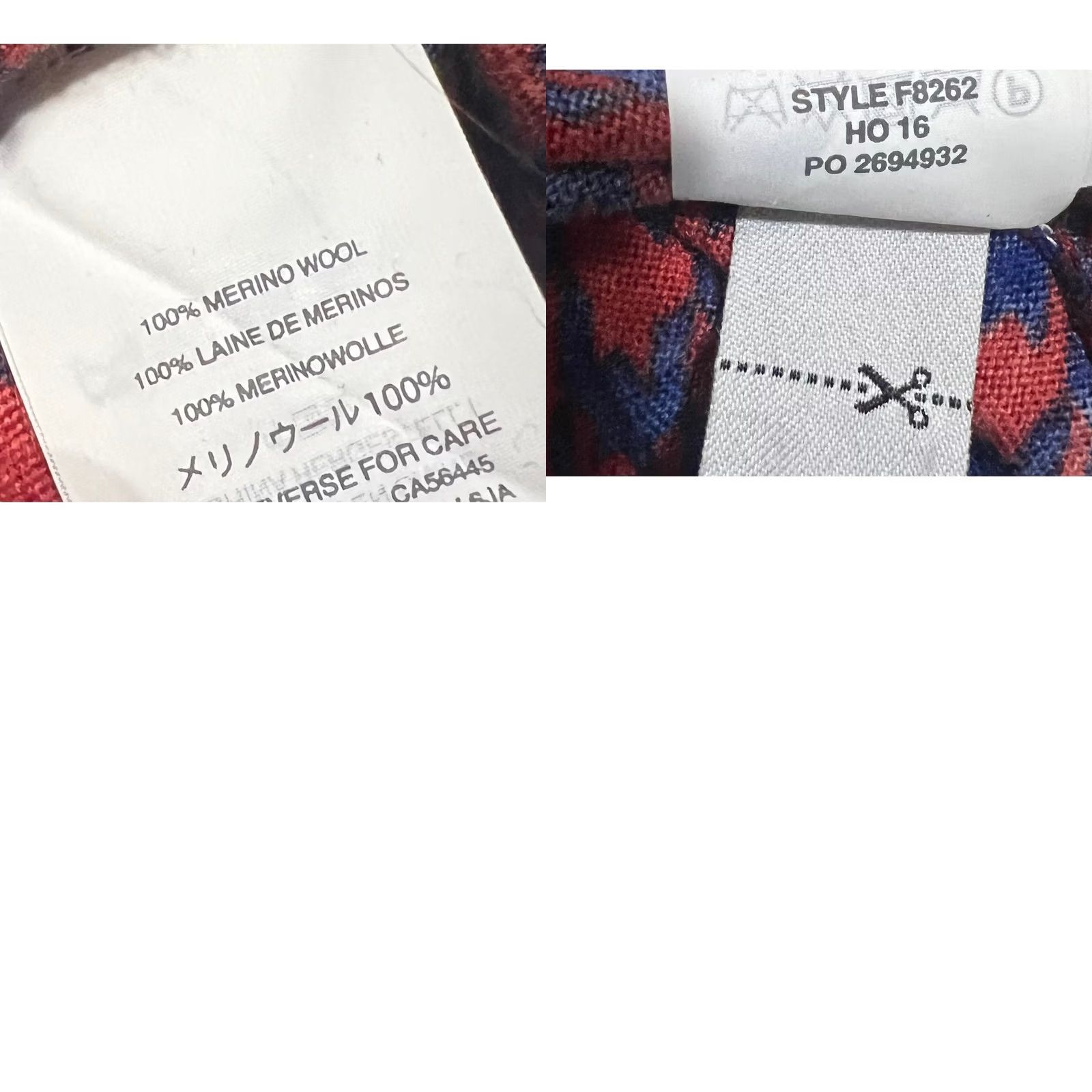 J.Crew J.Crew Merino Wool Houndstooth Sweater Blue Women's Size M Pullover Knit Tippi 100% Wool F8262 Size M / US 6-8 / IT 42-44 - 8 Thumbnail