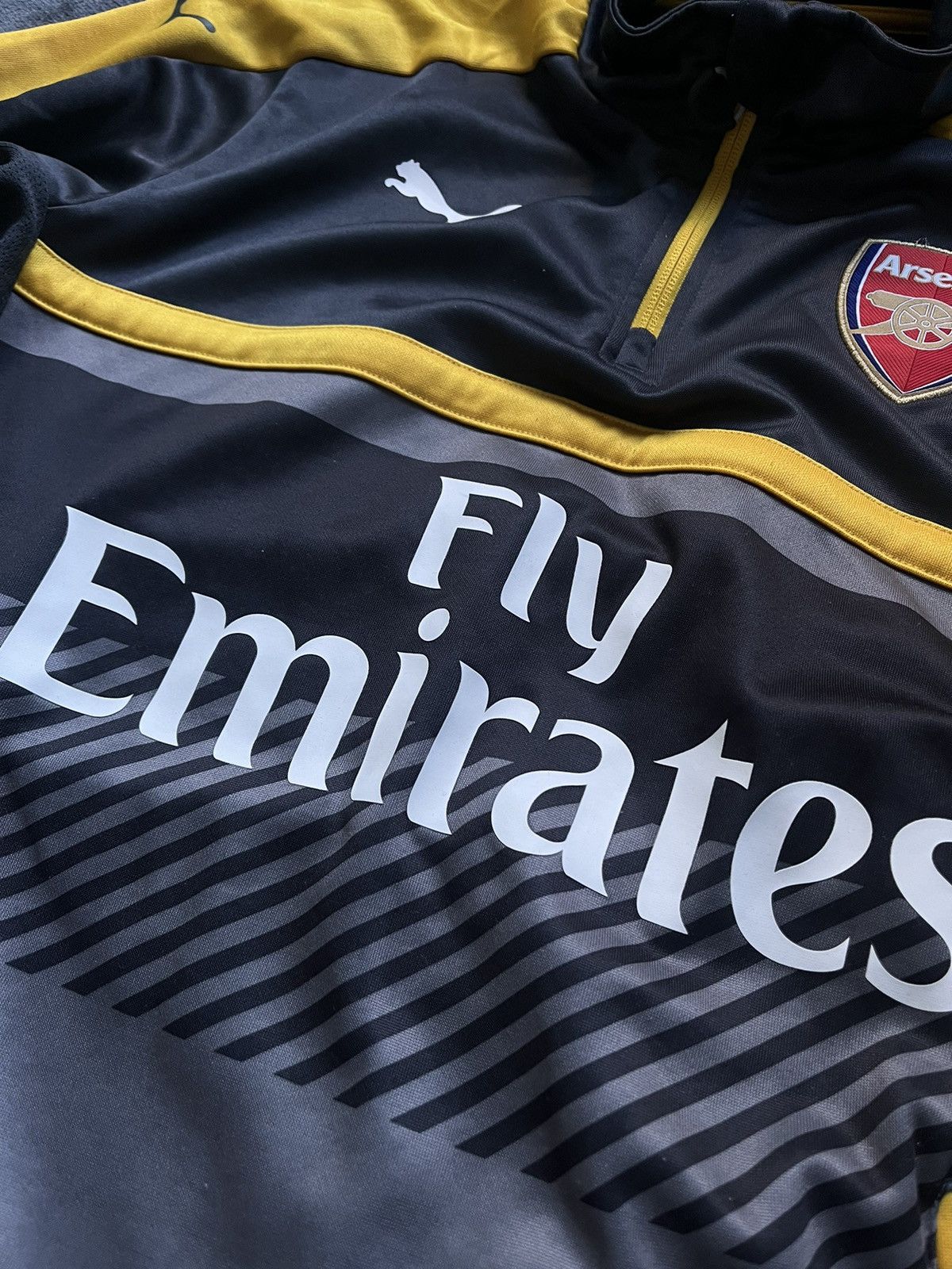 Puma × Vintage 2016-17 Arsenal training Sweatshirt Track Jacket Size US M / EU 48-50 / 2 - 2 Thumbnail
