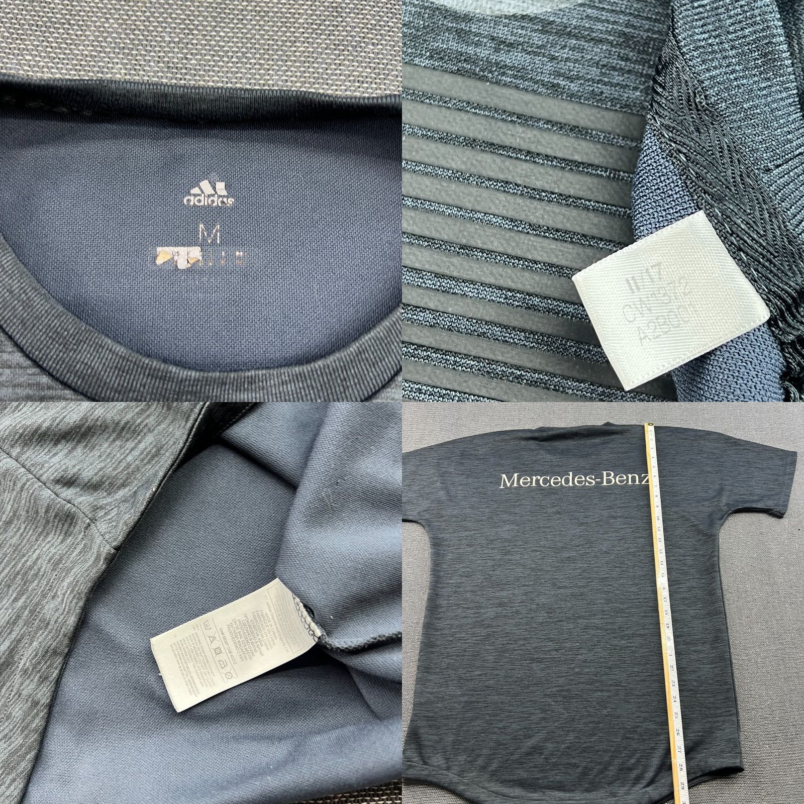 Adidas adidas Germany Mercedes Benz Football Jersey Mens M Gray CW1372 Shirts Subbrand Jersey Athletic Short Sleeve Moisture Wicking Quick Dry Mens Size US M / EU 48-50 / 2 - 8 Thumbnail
