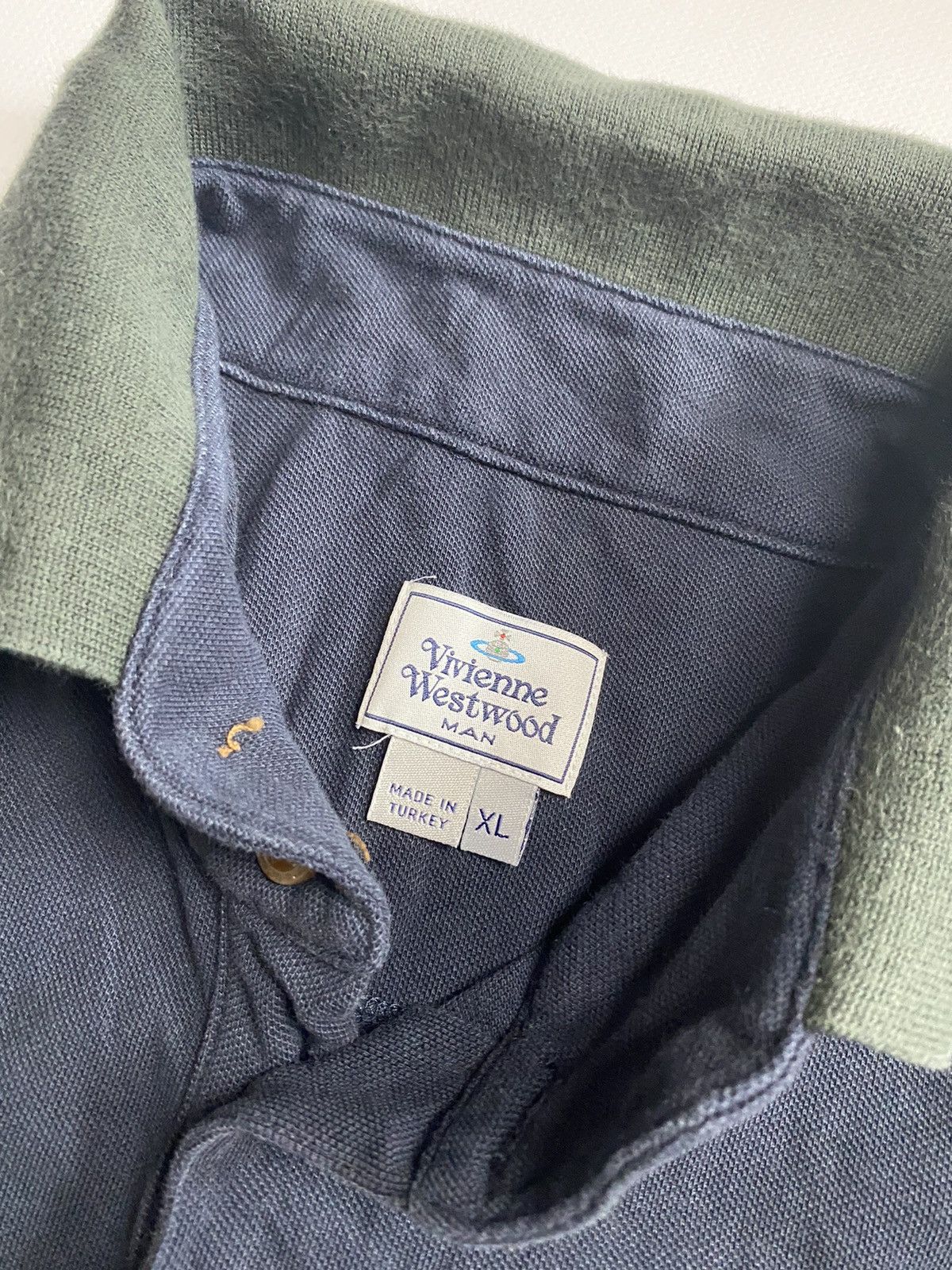 Vivienne Westwood polo vivienne westwood dark blue color Size US XL / EU 56 / 4 - 4 Thumbnail