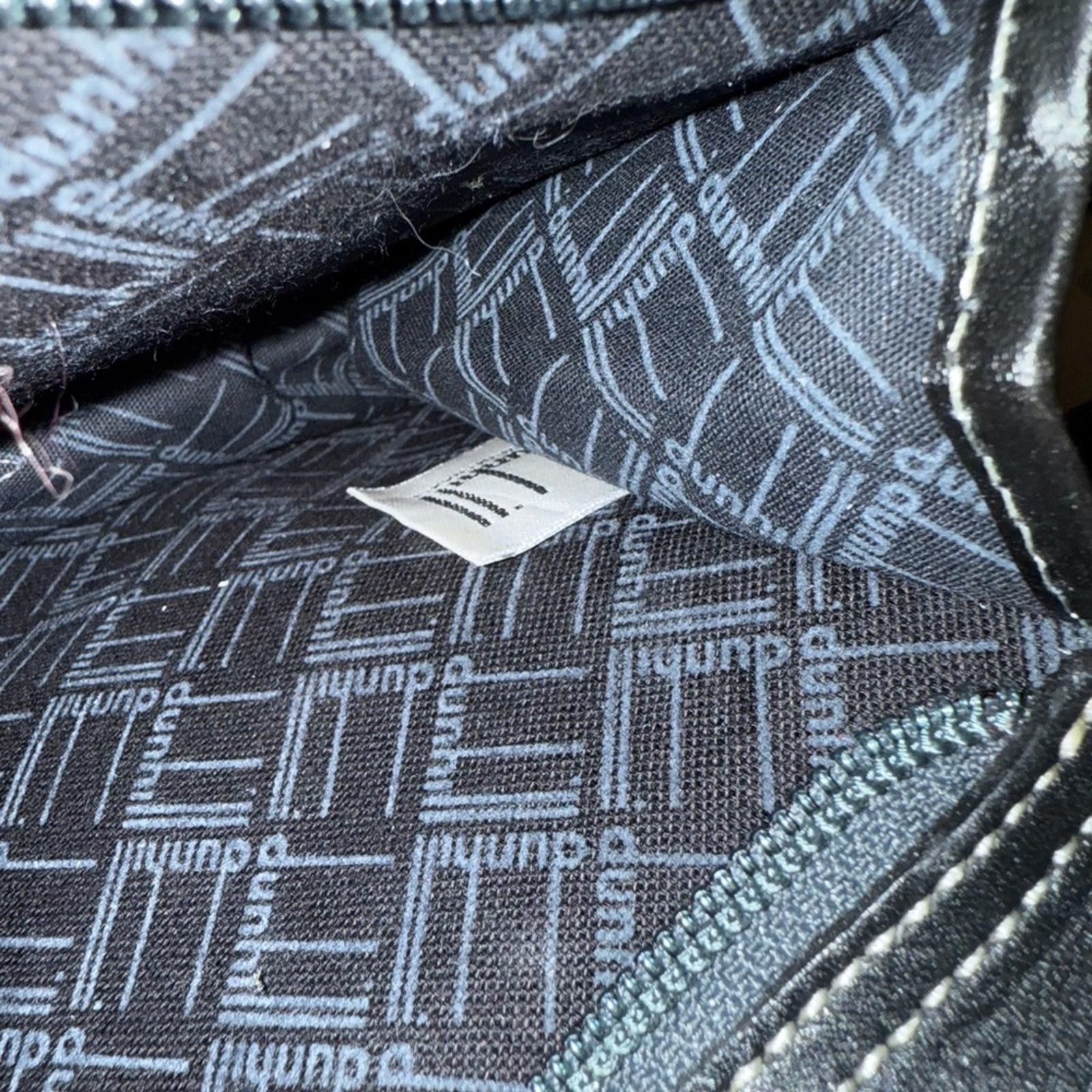 Alfred Dunhill Authentic Dunhill Navy Canvas Men's Bag/ Wristlet Size ONE SIZE - 7 Thumbnail