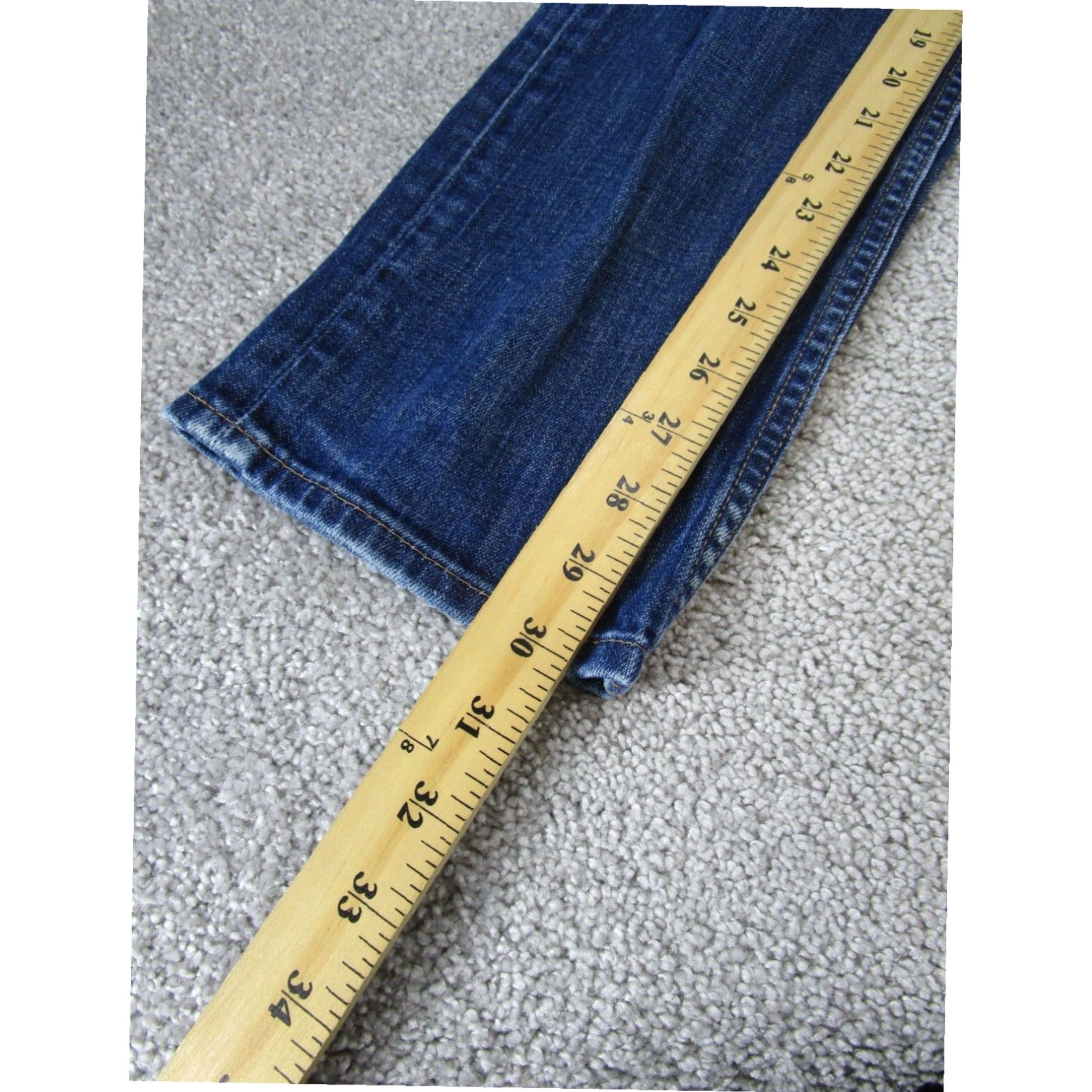 Bonobos Bonobos Mens Tailored Fit Jeans Dark Wash Ripped 32X30 Size US 32 / EU 48 - 7 Thumbnail