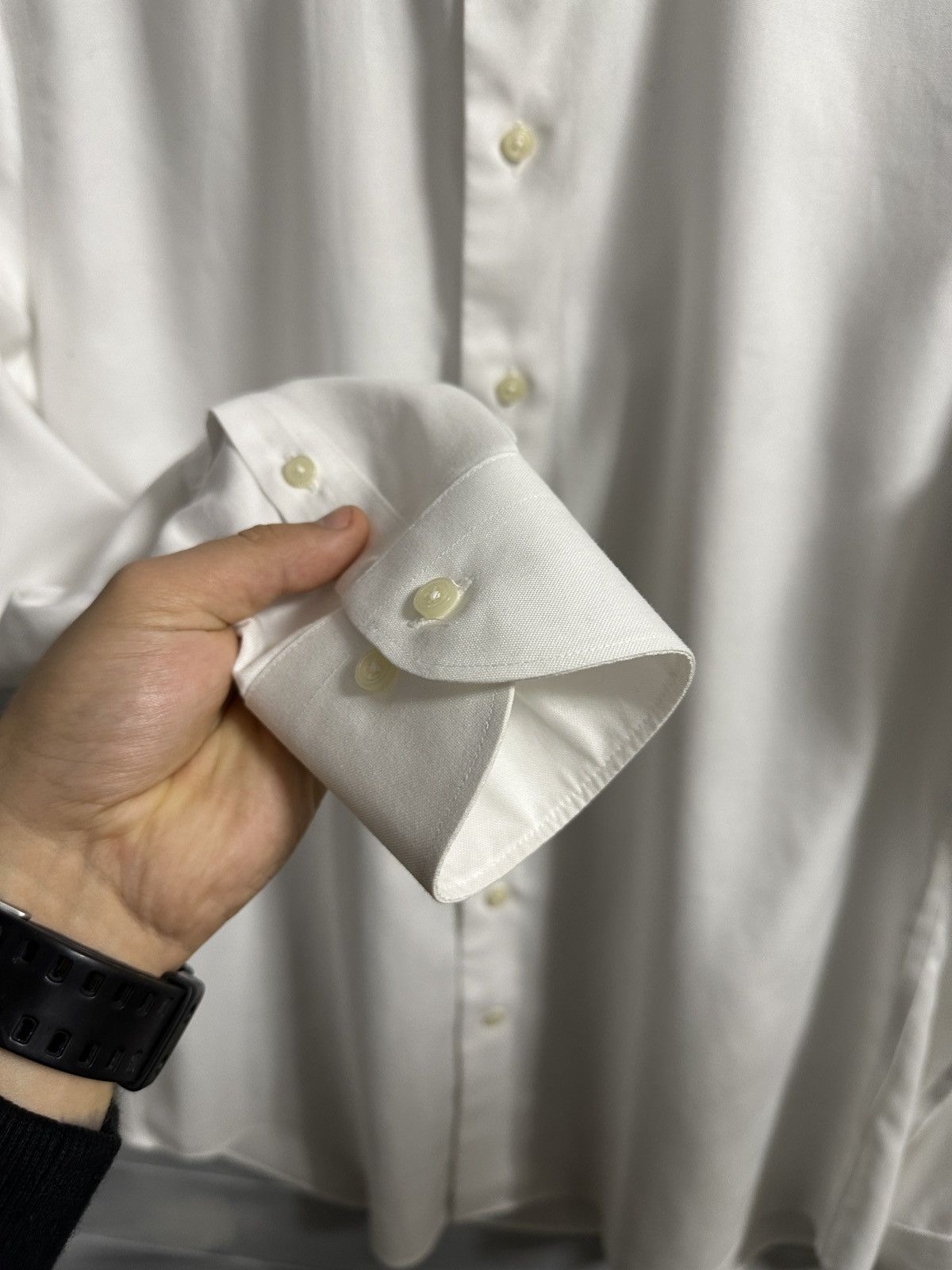 Suitsupply Rare Luxury Shirt Suitsupply Cotton White Color Size US L / EU 52-54 / 3 - 5 Thumbnail