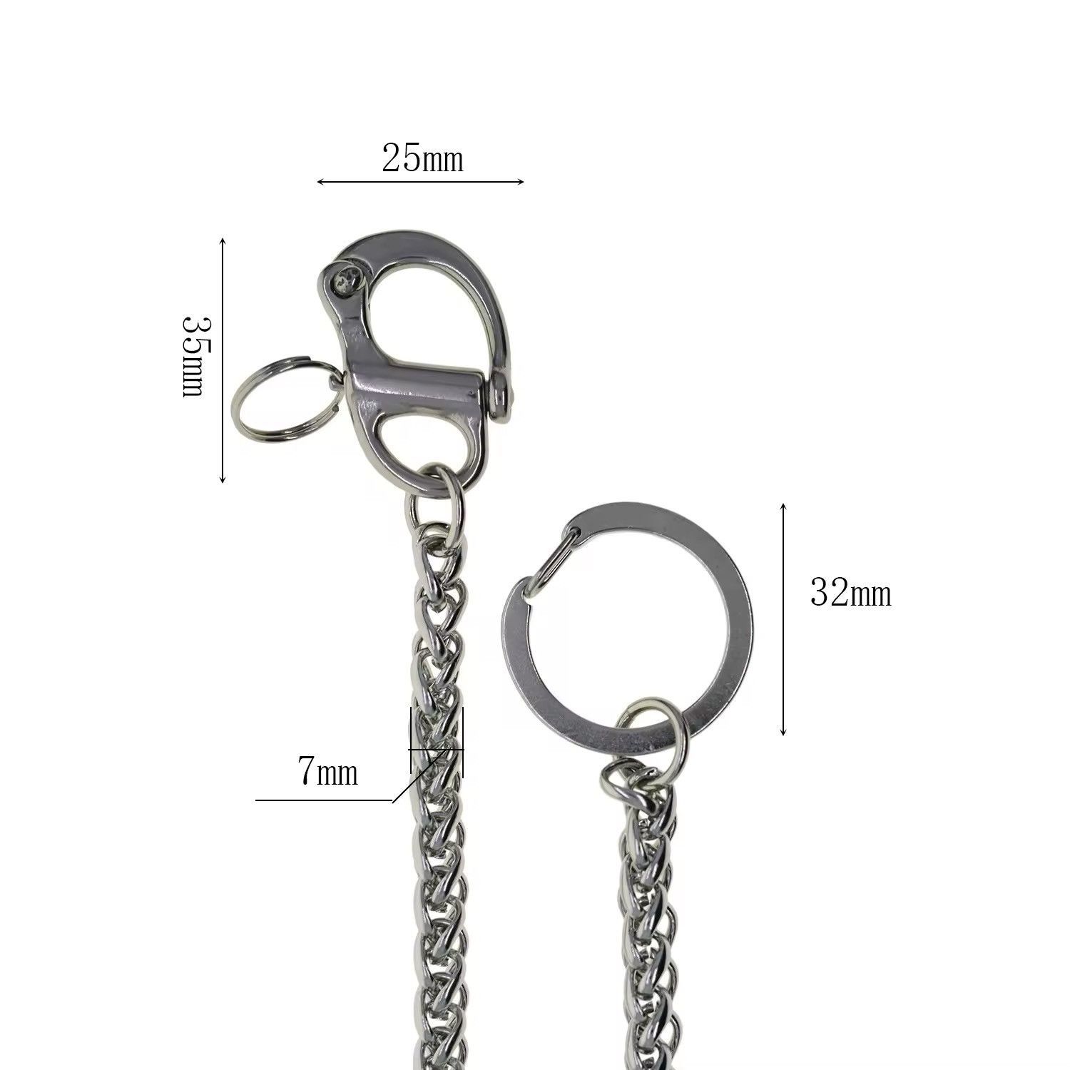 Jewelry Wallet Jean Bikers Chain Size ONE SIZE - 6 Thumbnail