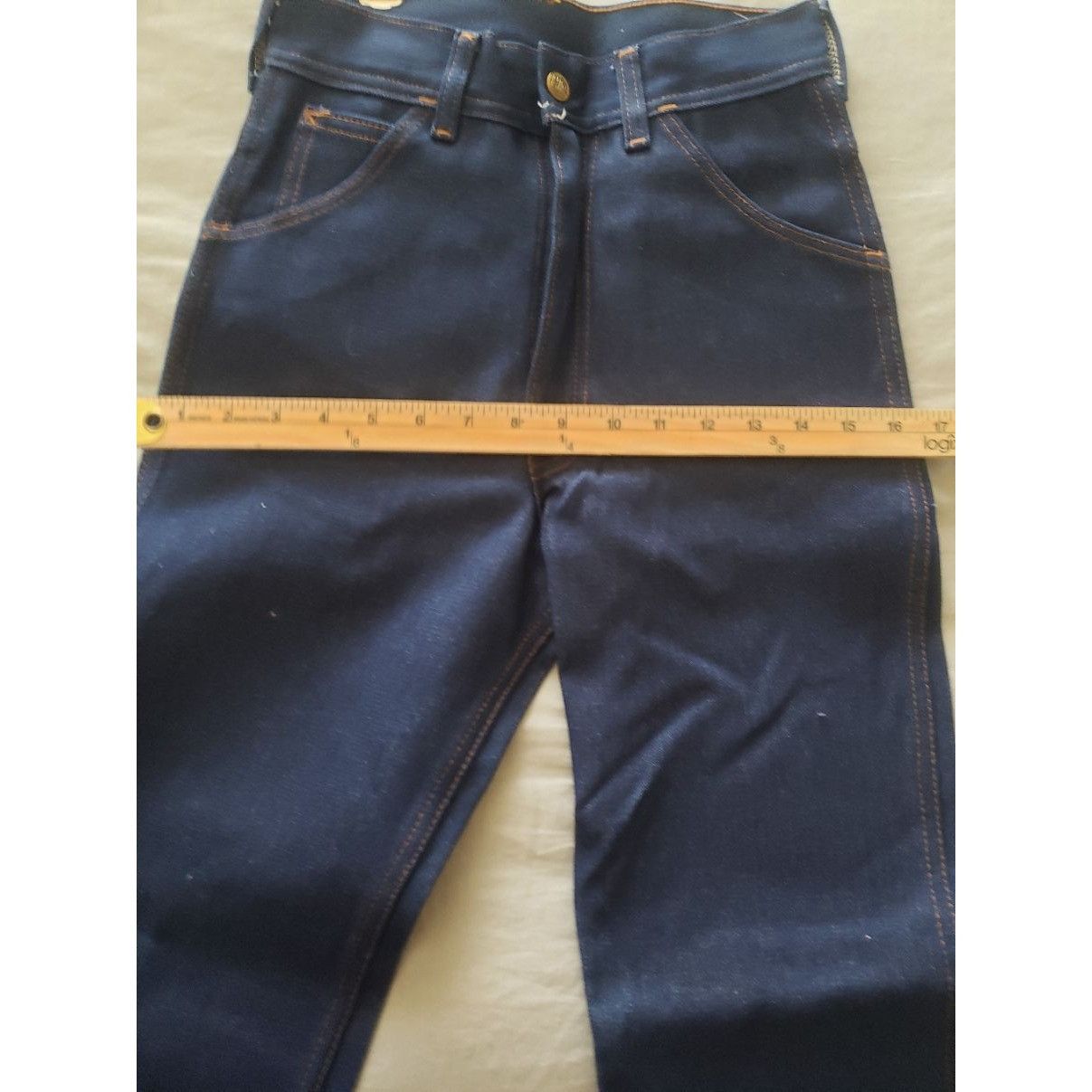 Other VTG 60s Tuf-Nut Nu-Weave Denim Jeans 15 Slim USA Made High W Size 29" - 5 Thumbnail