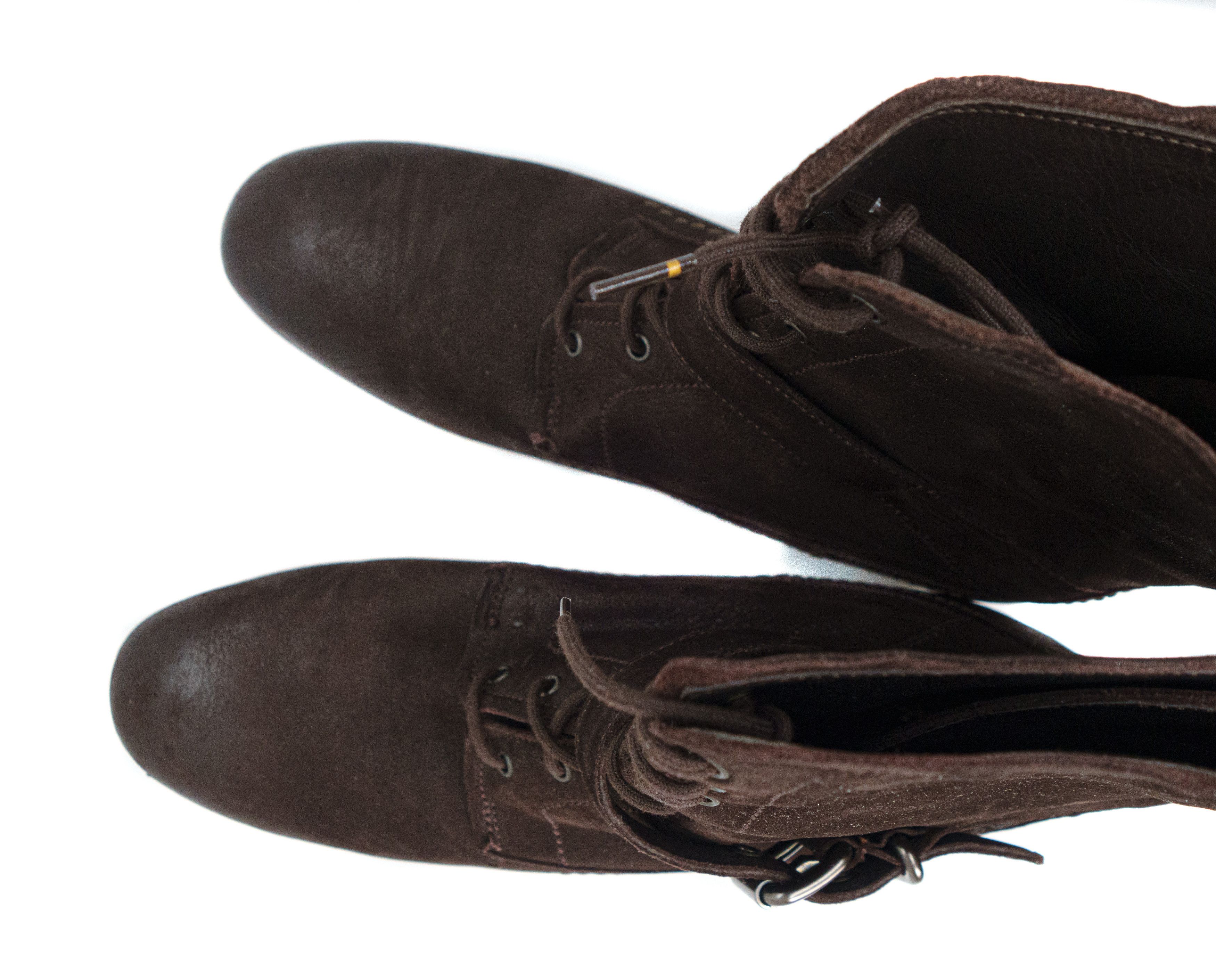 Prada Cowboy Leather Back Zip Boots Size US 10 / IT 40 - 4 Thumbnail