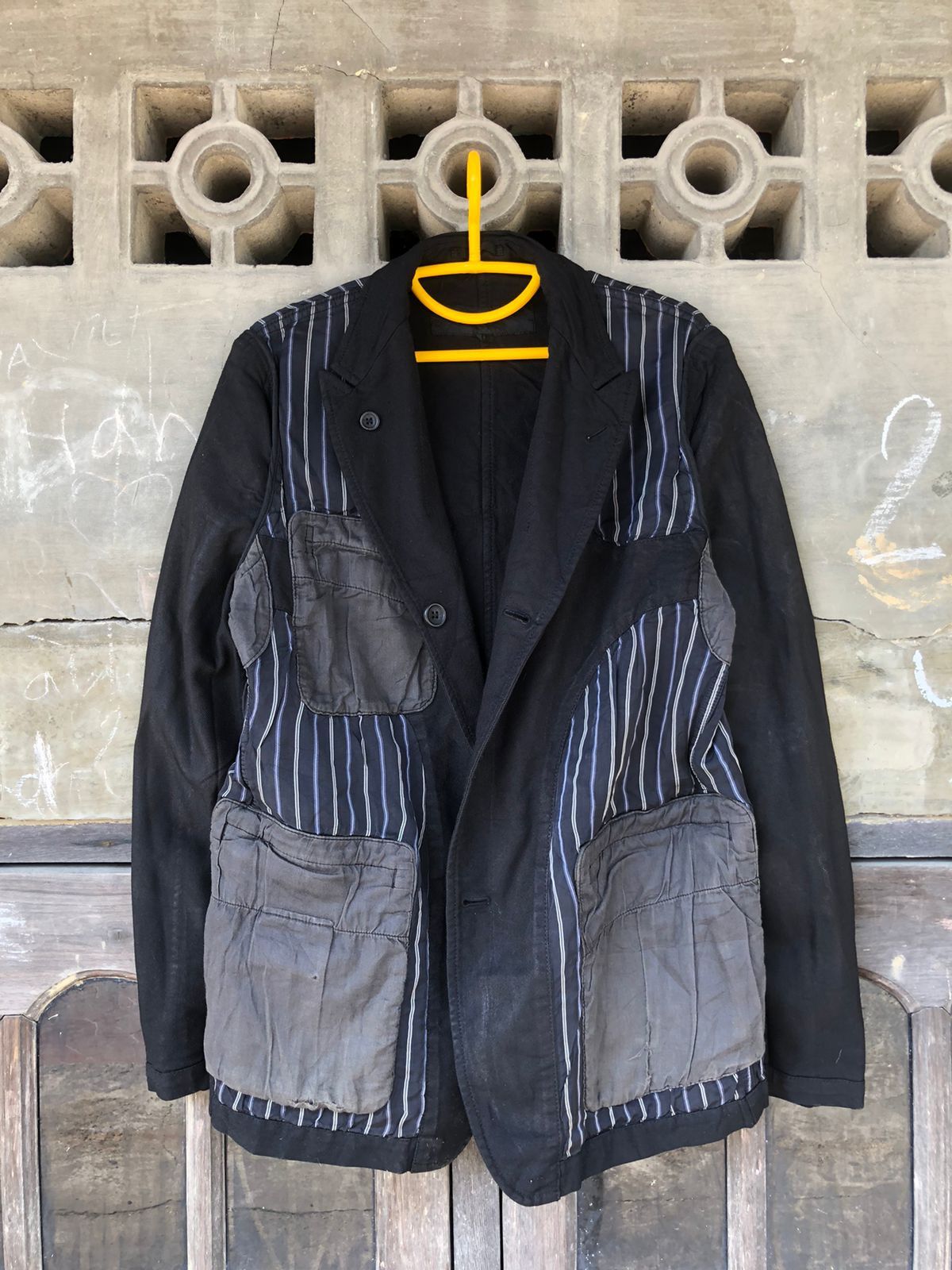 Comme des Garcons Homme × Comme des Garcons Homme Plus 2005 Comme Des Garcons Homme Blazer Size 38R - 2 Thumbnail