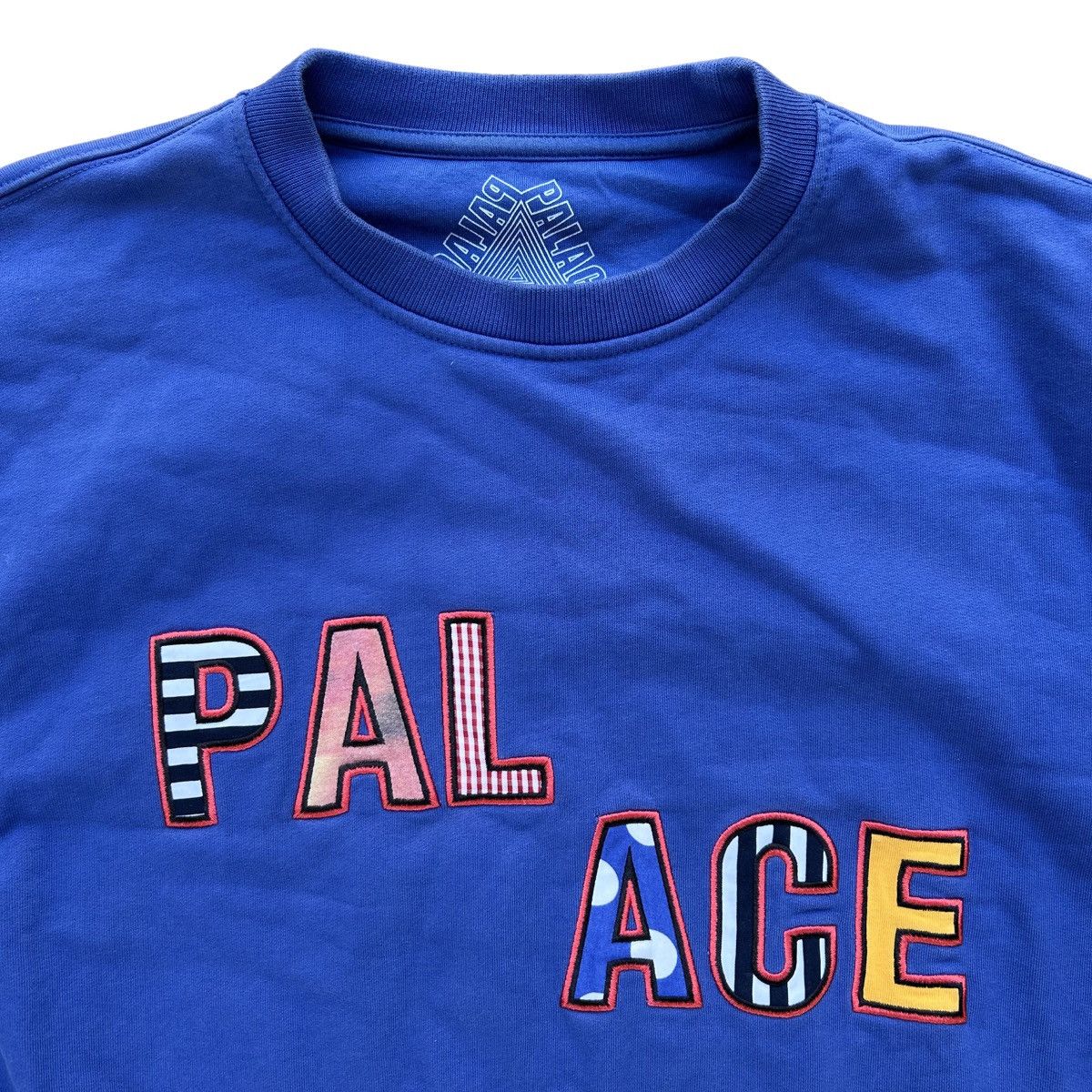 Palace Palace Pal Pal Crewneck Sweater Blue Hombre 2019 Size XL Size US XL / EU 56 / 4 - 2 Thumbnail