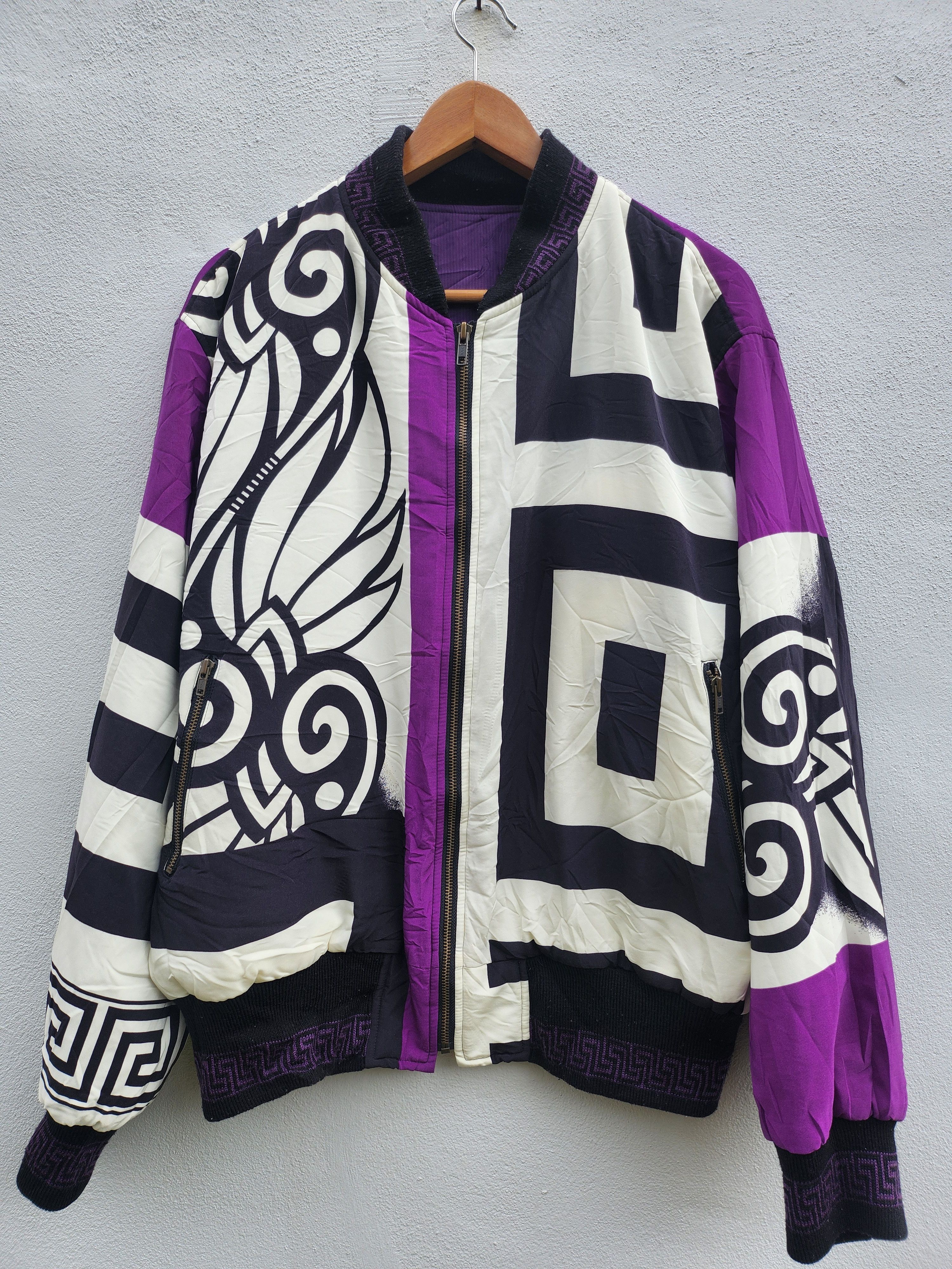 Japanese Brand × Vintage 💥VTG Baroque Royalty Versace Style Astract Jacket Size US L / EU 52-54 / 3 - 3 Thumbnail