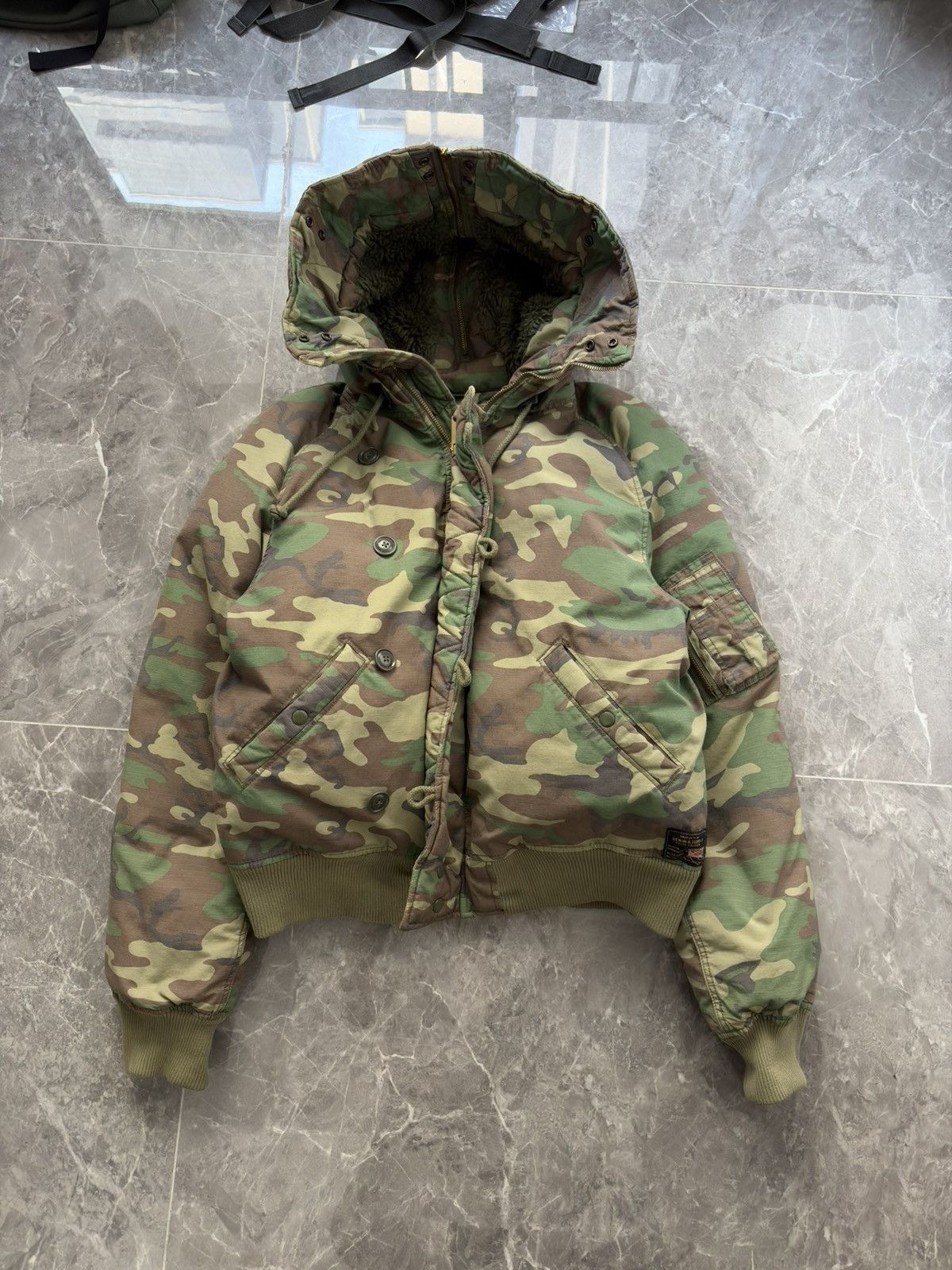 RRL Ralph Lauren RRL Ralph Lauren N2B Camo jacket Size US L / EU 52-54 / 3 - 1 Thumbnail