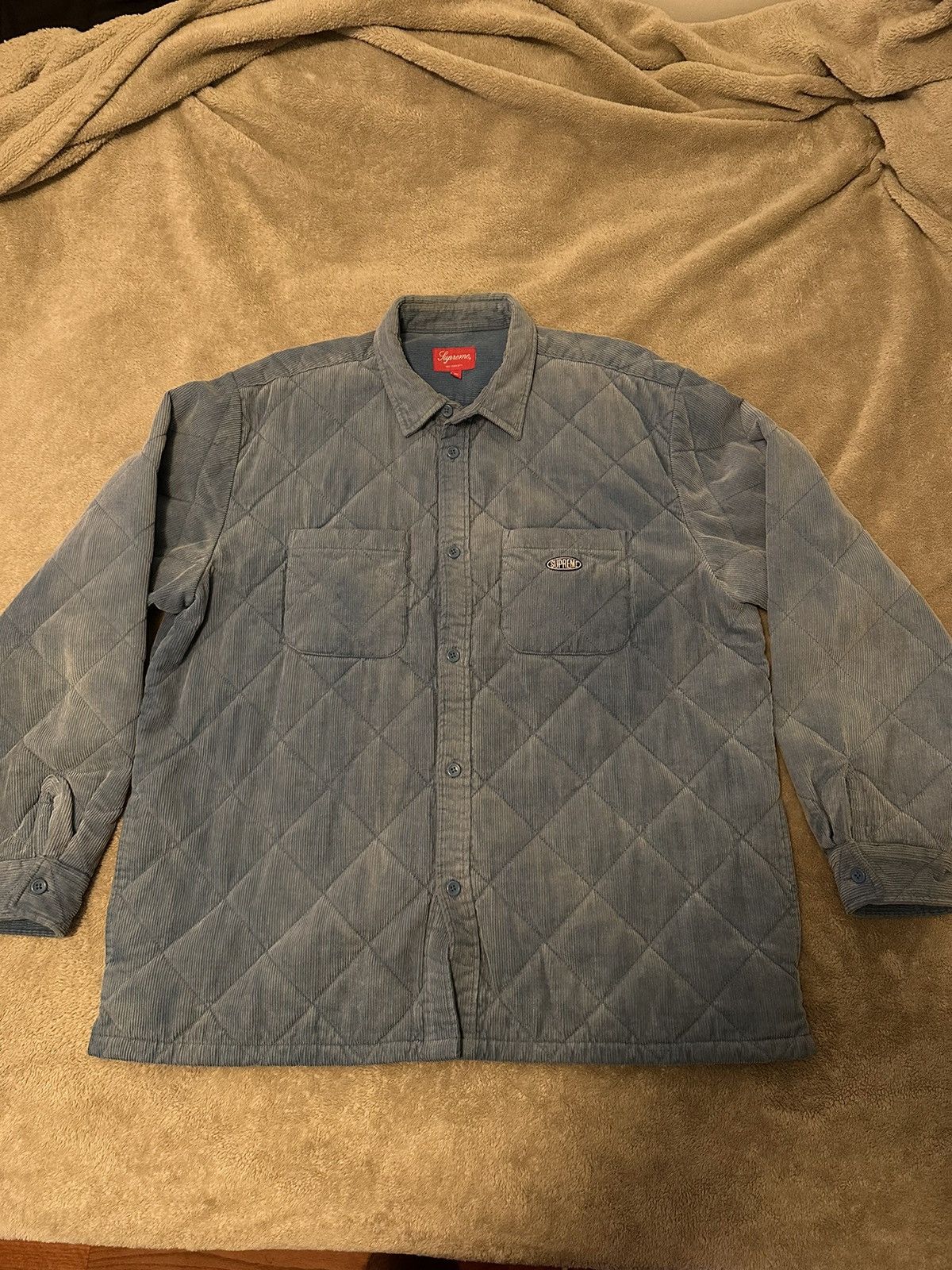 Supreme FW22 - QUILTED CORDUROY SHIRT | Grailed