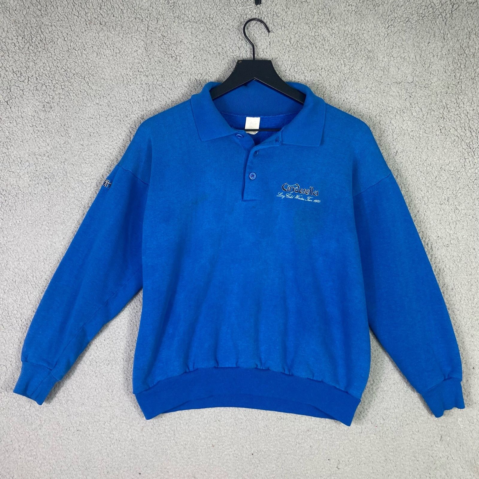Tultex Cinderella Long Cold Winter 1989 Vintage Pullover Sweatshirt Size US M / EU 48-50 / 2 - 7 Thumbnail