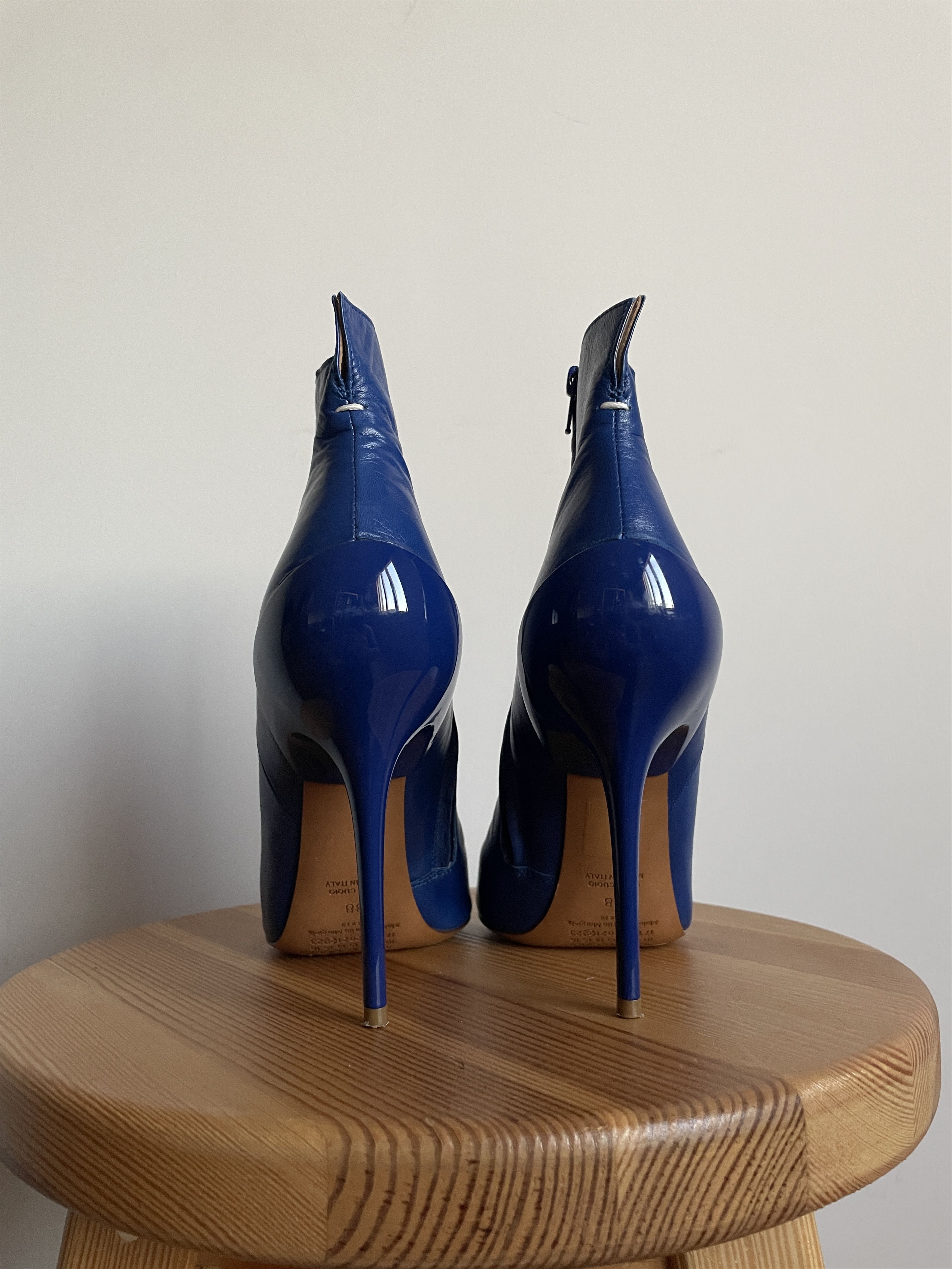 Maison Margiela Maison Margiela Leather Heeled Ankle Booties Size EUR 38 Size US 8 / IT 38 - 5 Thumbnail