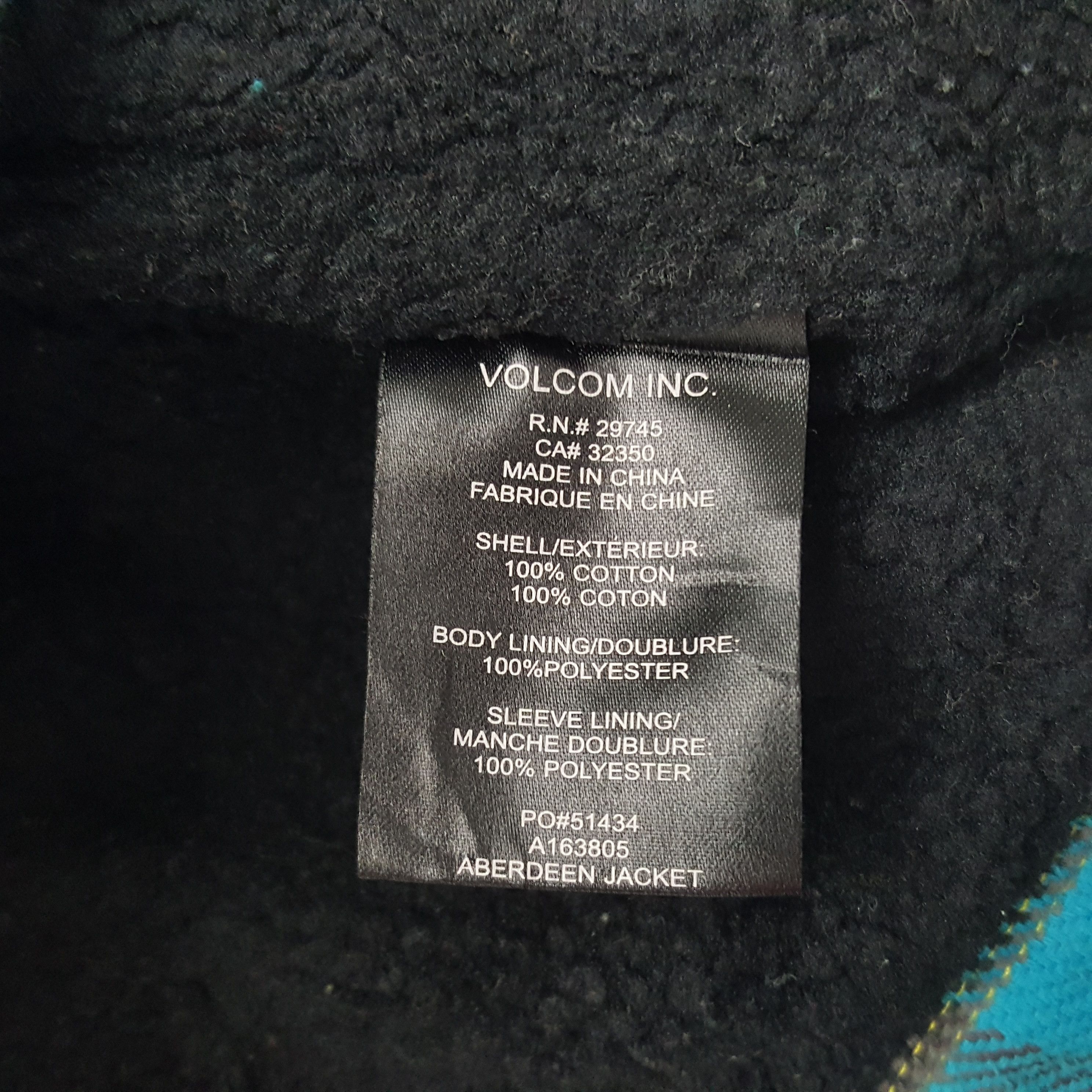 Vintage × Volcom Vintage Volcom Fleece Button Jacket Size US M / EU 48-50 / 2 - 8 Thumbnail