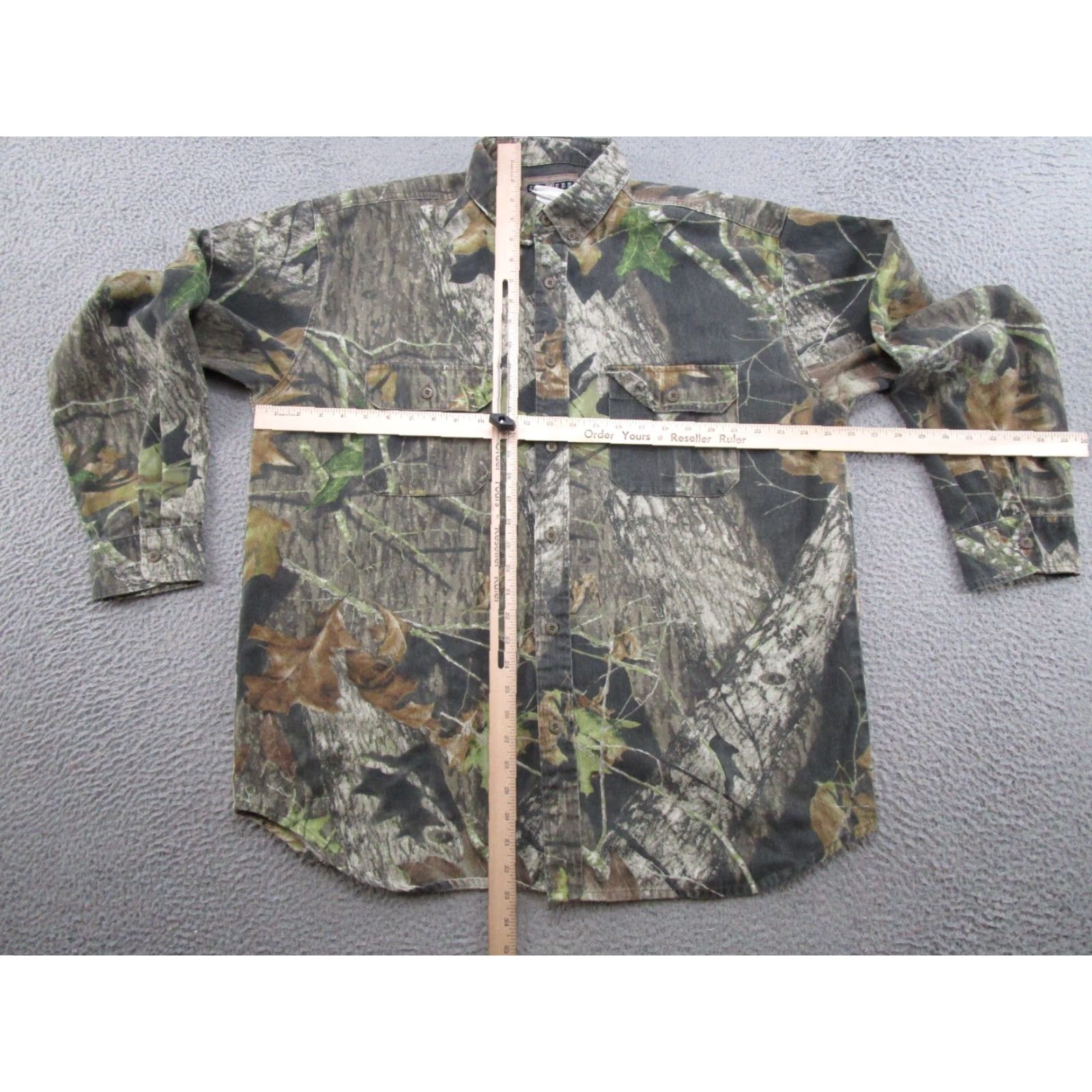 Jerzees VINTAGE Jerzees Mossy Oak Breakup Button Up Shirt Mens XL Camo Made In USA Size US XL / EU 56 / 4 - 5 Thumbnail