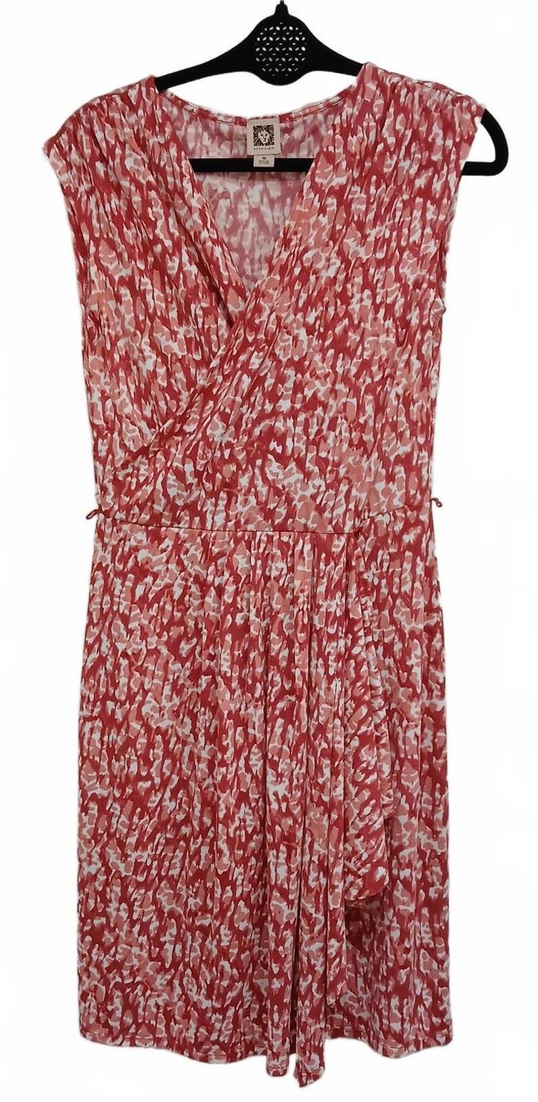Designer Wrap Dress missing belt Anne Klein Medium Size M / US 6-8 / IT 42-44 - 1 Thumbnail