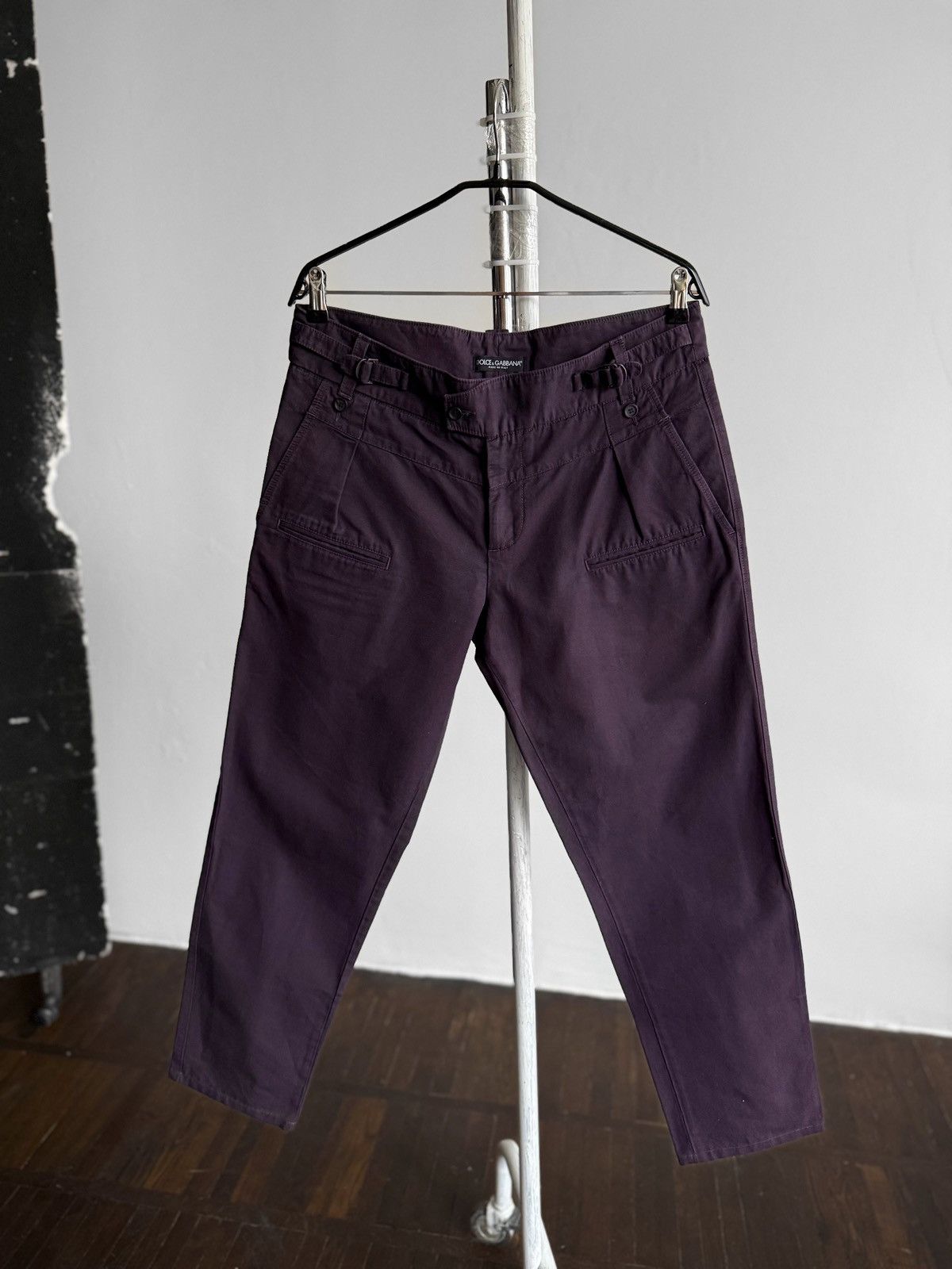 Dolce & Gabbana Dolce & Gabbana Classic Italian Tailored Cotton Pants Size US 36 / EU 52 - 1 Thumbnail