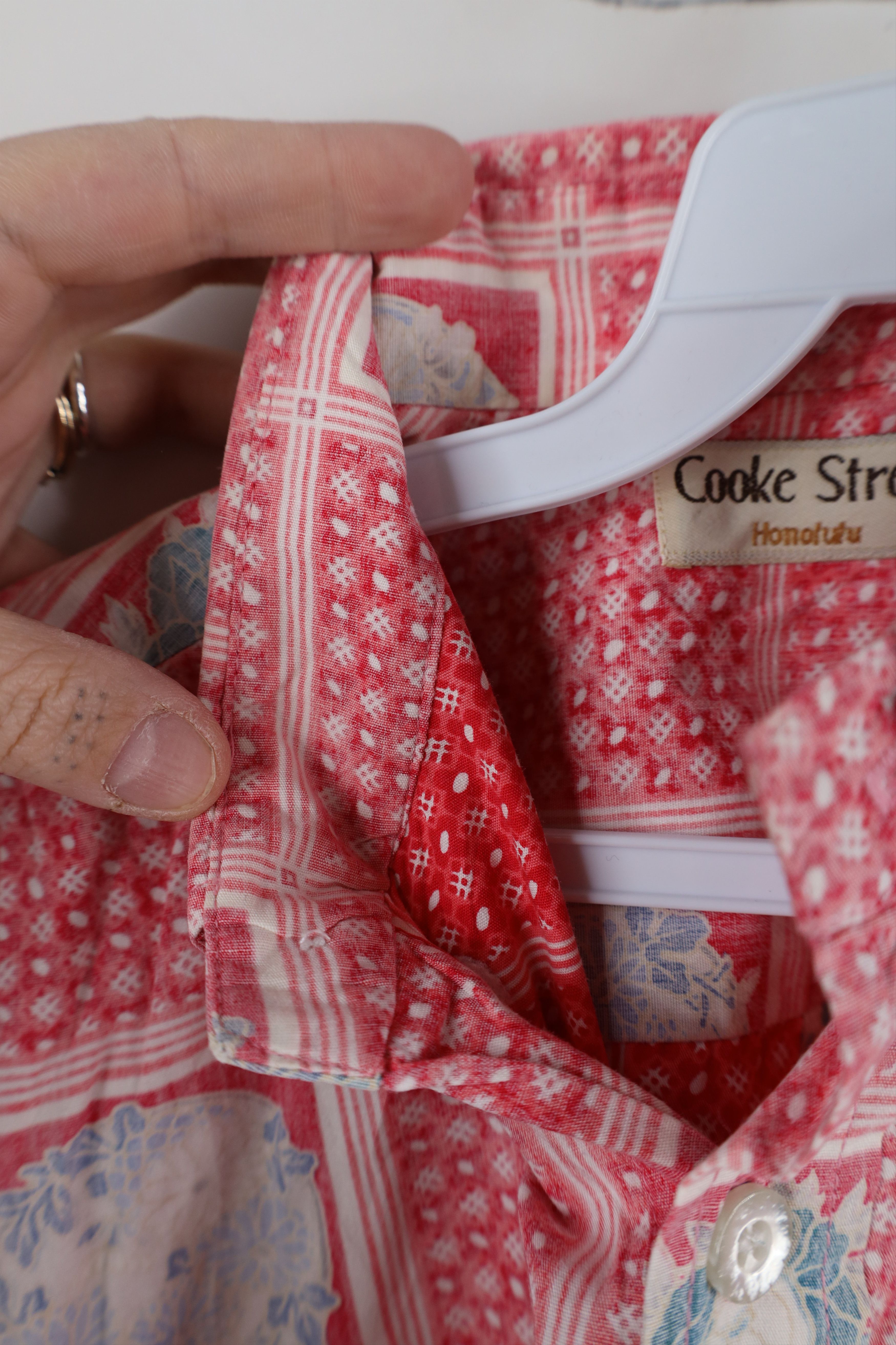 Vintage Vintage 90s Streetwear Floral Hawaiian Button Down Polo Size US M / EU 48-50 / 2 - 7 Thumbnail
