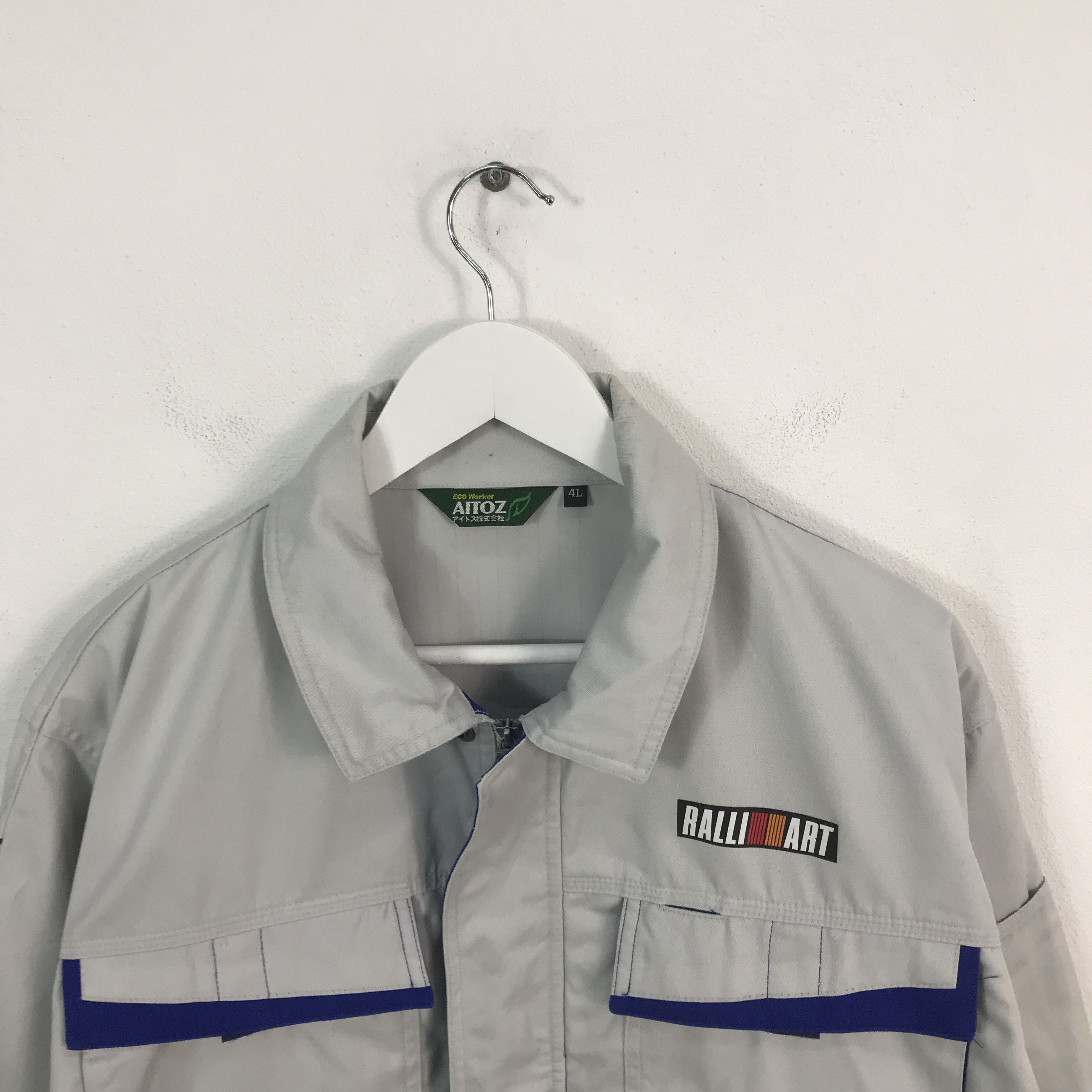 Japanese Brand Rare Mitsubishi Racing Custom Art Worker Jacket Size US XL / EU 56 / 4 - 3 Thumbnail