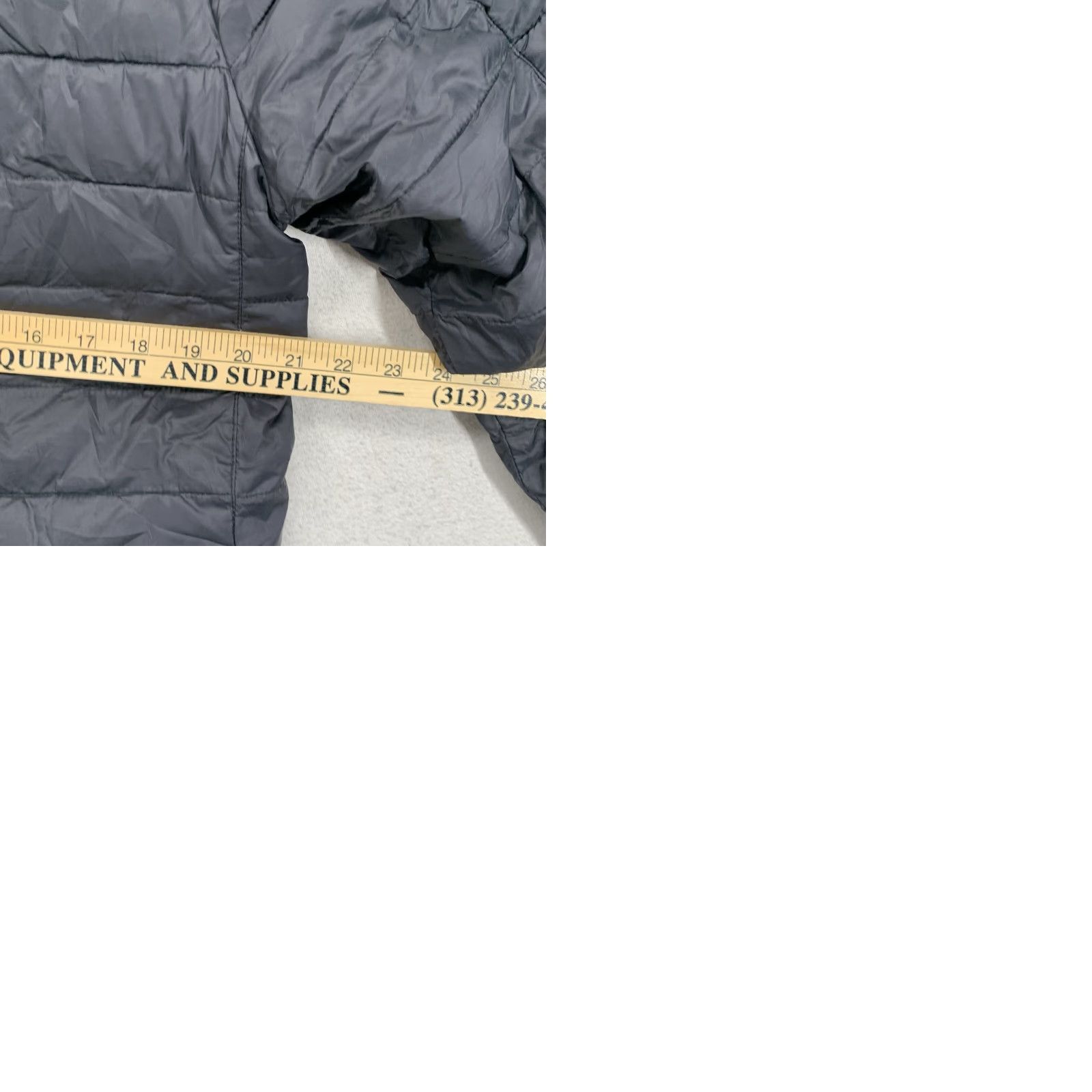 Lands' End Lands' End Jacket Women's Large 14-16 Quilted Puffer Coat Black Primaloft Nylon Softshell Zip Snap Insulated Reversible Pockets Mid-Length Size L / US 10 / IT 46 - 11 Thumbnail