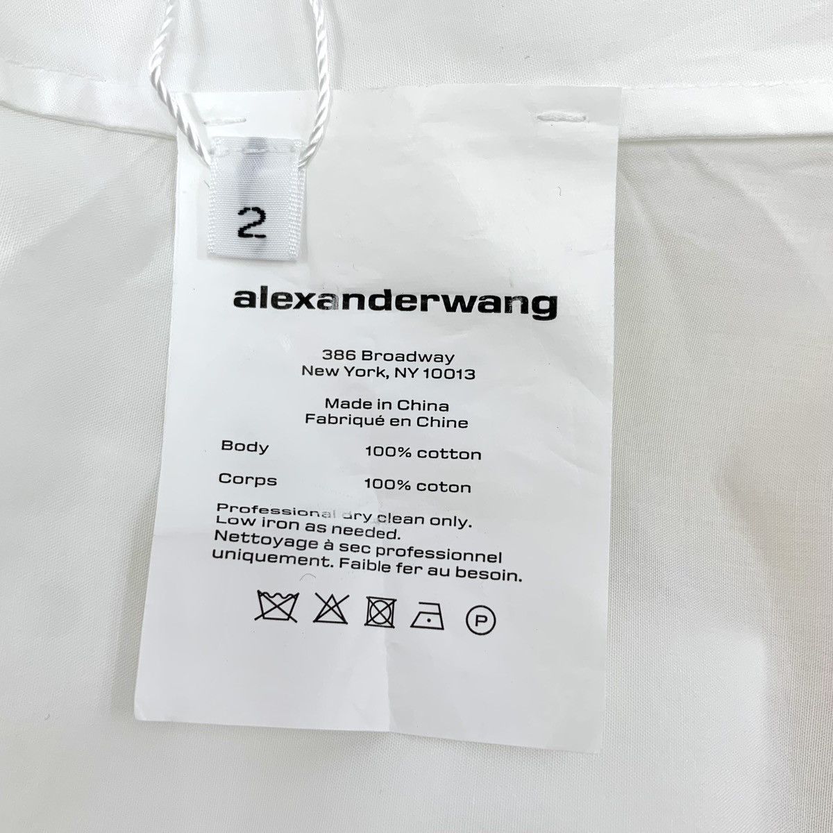 Alexander Wang Alexander Wang White Off-Shoulder Cotton Shirt Dress K26WX Size M / US 6-8 / IT 42-44 - 6 Thumbnail