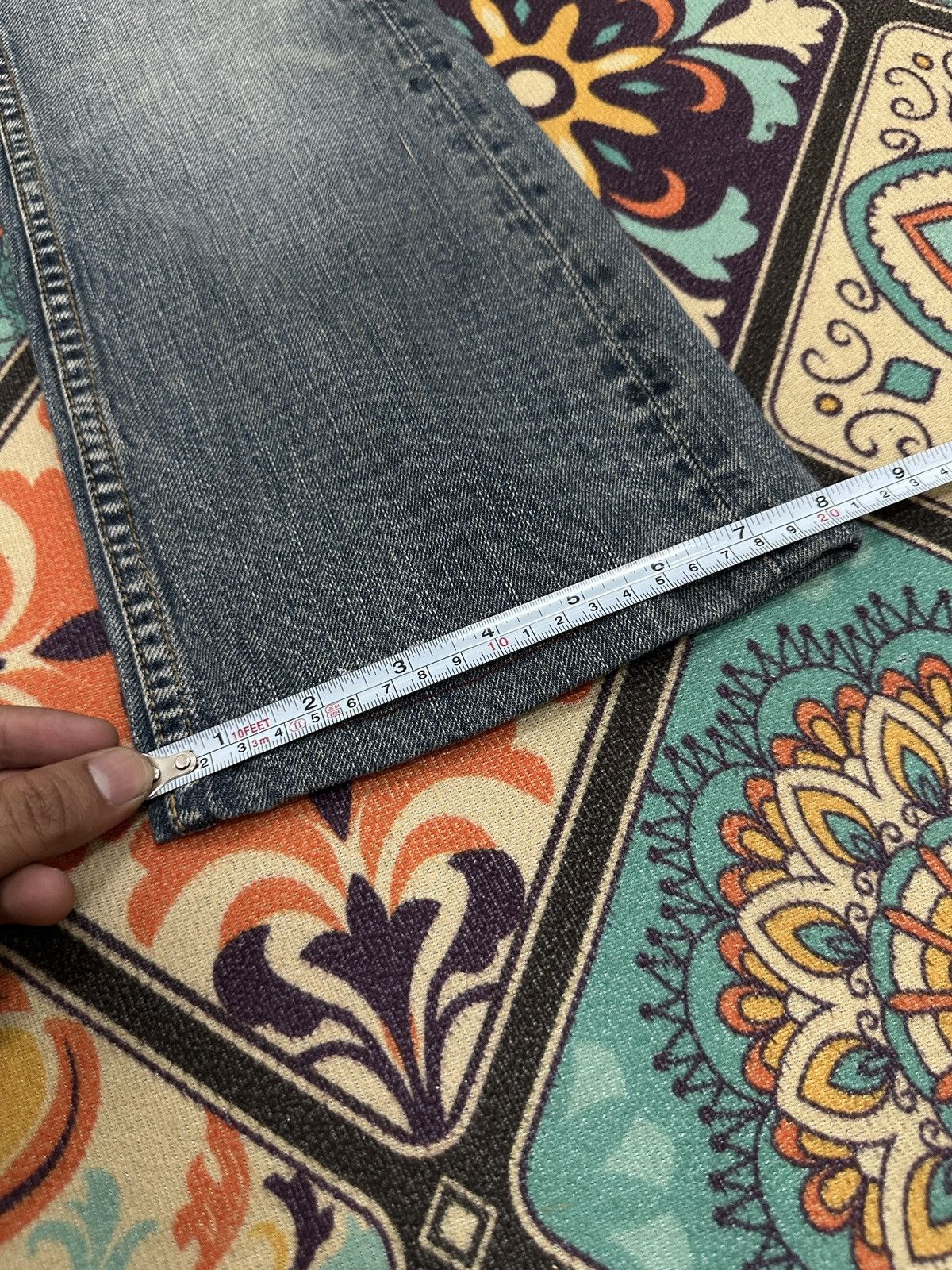 Other Japanese A'r Flare Recontructed Patchwork Flared Denim Size US 29 - 13 Thumbnail