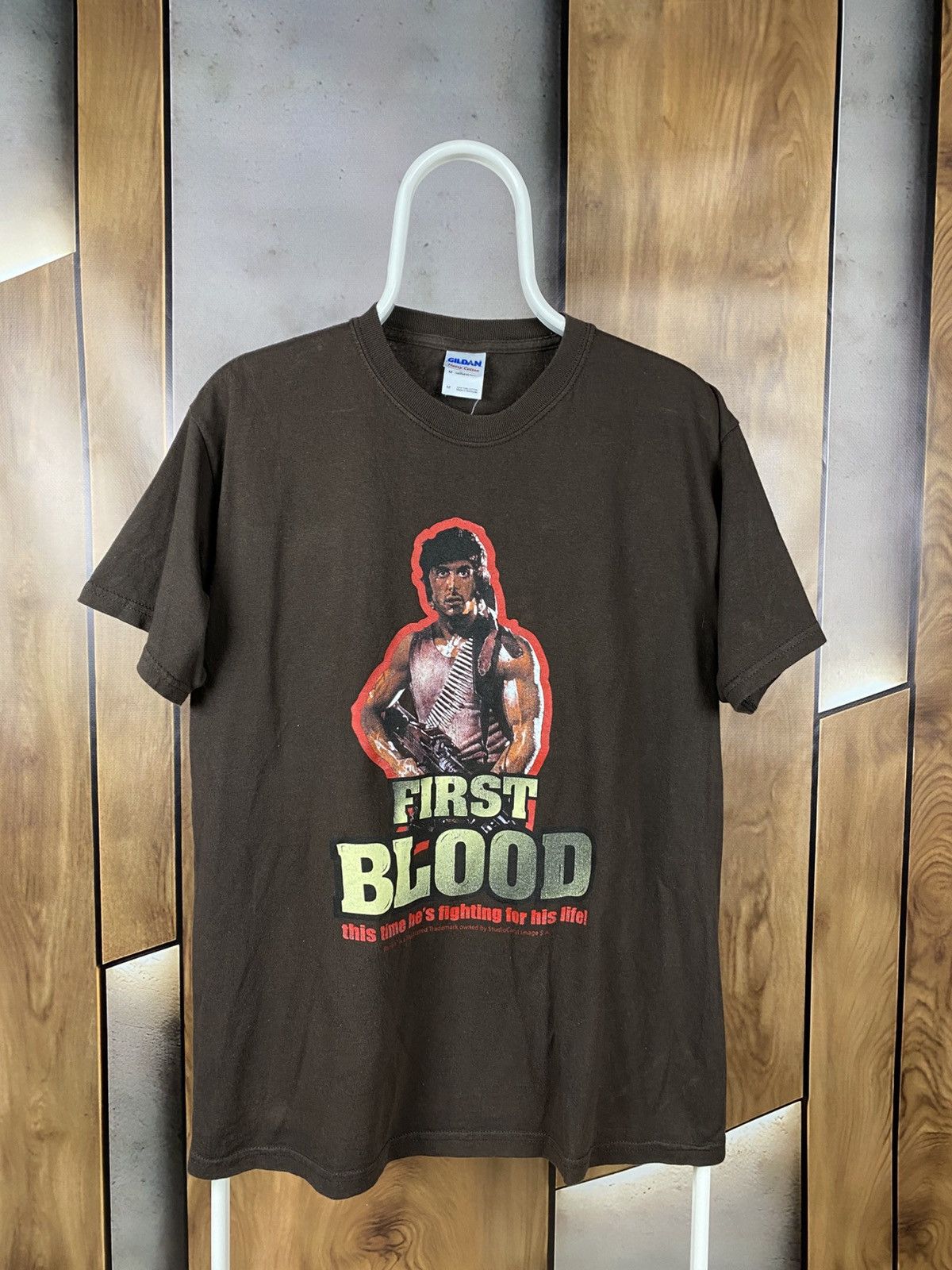 Vintage 💪Vintage 00s T-Shirt Rembo First Blood VTG Tee💪 Size US M / EU 48-50 / 2 - 1 Thumbnail