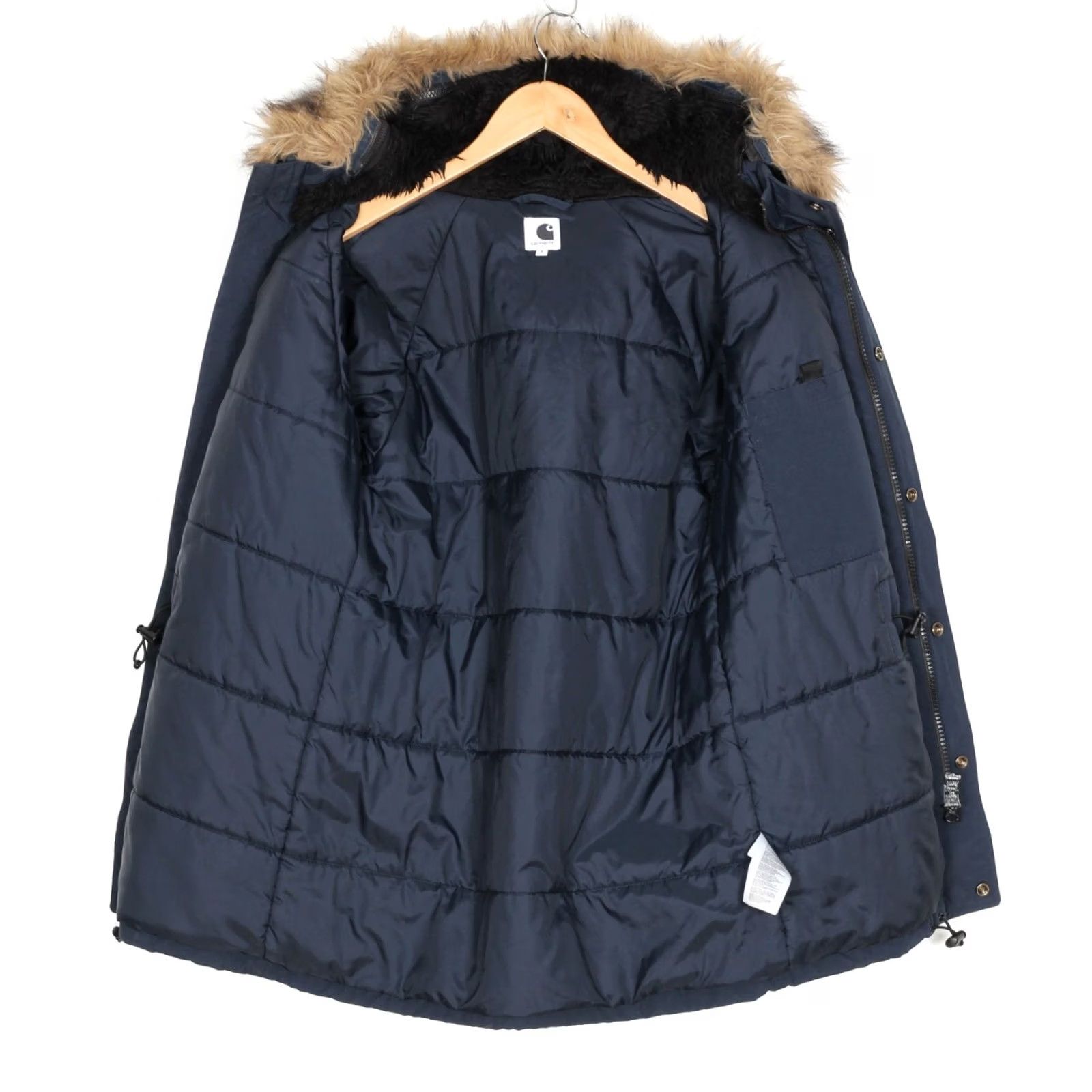 Carhartt Wip VINTAGE CARHARTT WIP W’ ANCHORAGE PARKA Jacket Women S Fur Hooded Winter MJ6287 Size S / US 4 / IT 40 - 5 Thumbnail