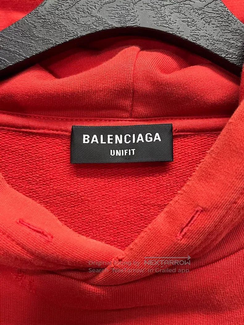 Balenciaga Balenciaga Distressed Scissor Hooded Sweatshirt Size US L / EU 52-54 / 3 - 5 Thumbnail