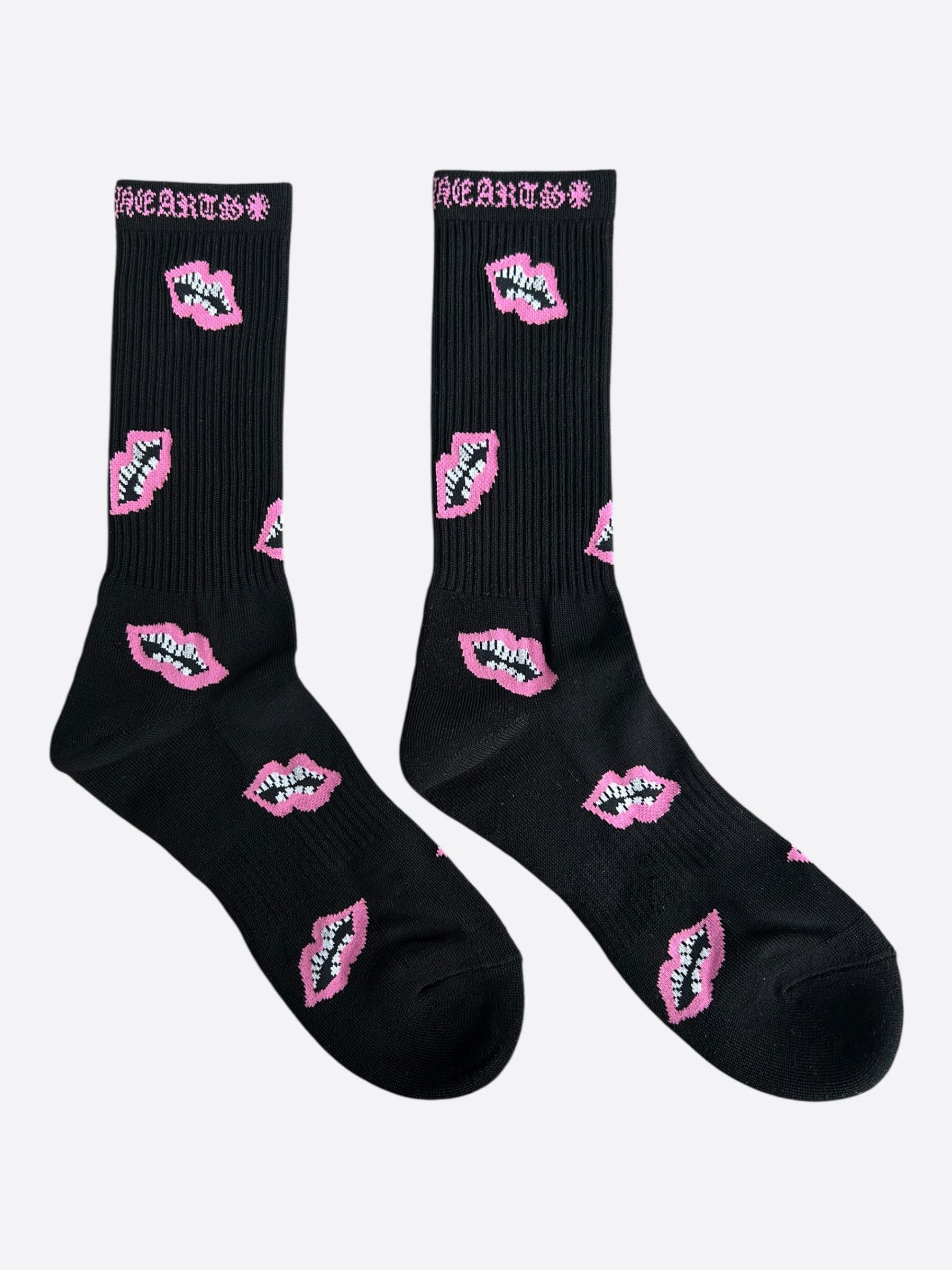 Chrome Hearts Chrome hearts pink chomper socks | Grailed