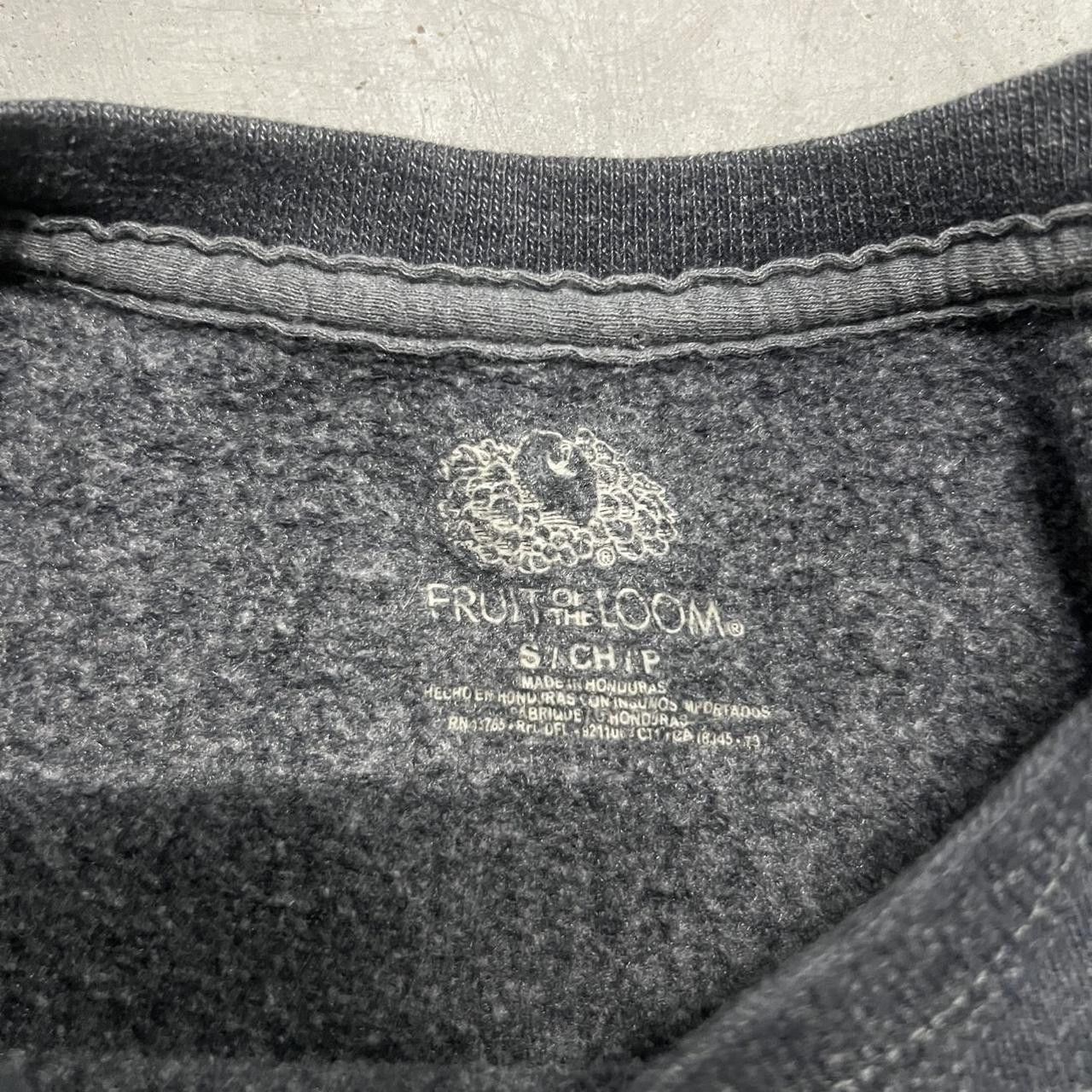 Japanese Brand × Vintage Vintage Y2K/2000s Blank Dark Grey Sweatshirt Crewneck! Size US S / EU 44-46 / 1 - 3 Thumbnail