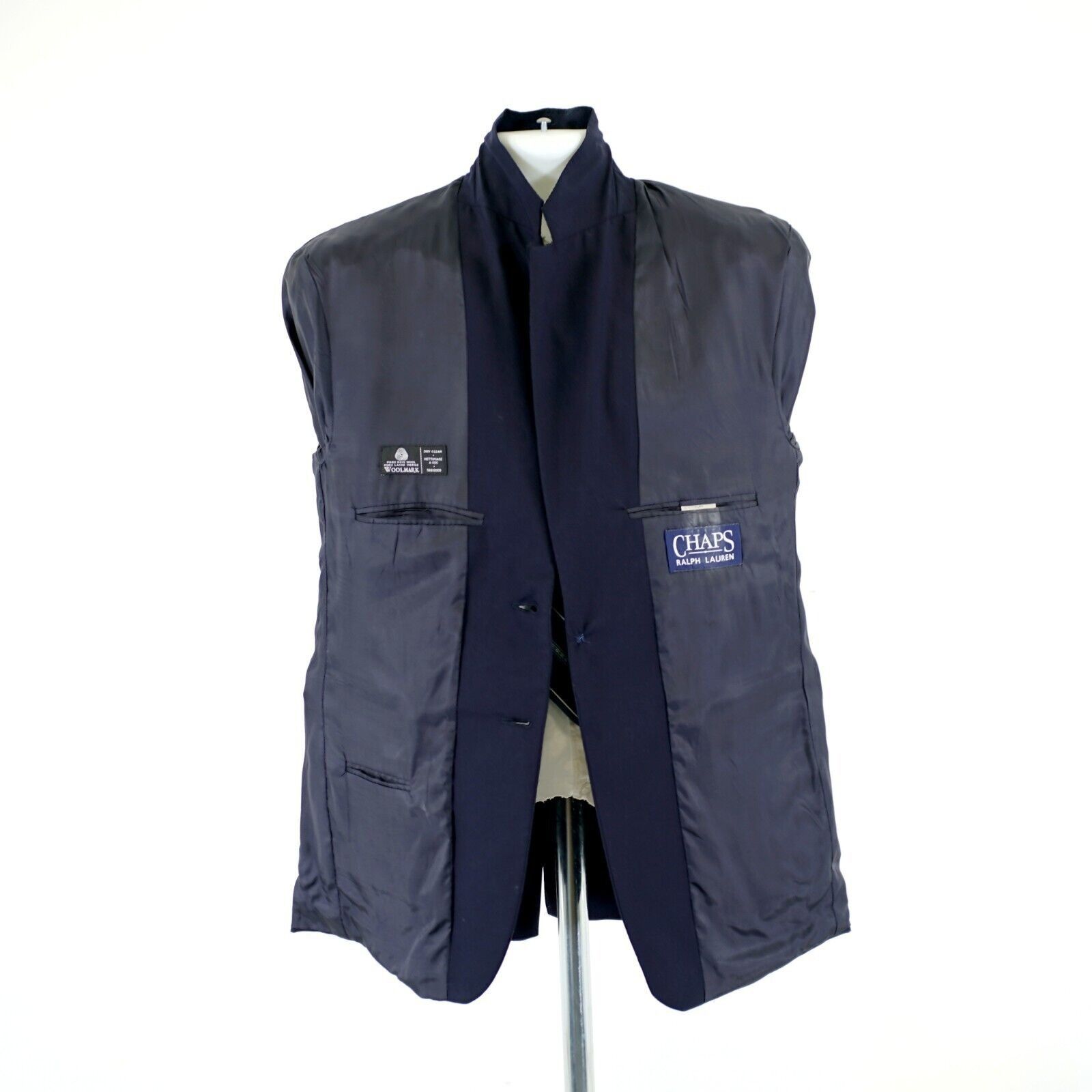 Chaps Chaps Ralph Lauren Blue Wool 2 Gold Button Blazer 40R Tagged Size 40R - 12 Thumbnail